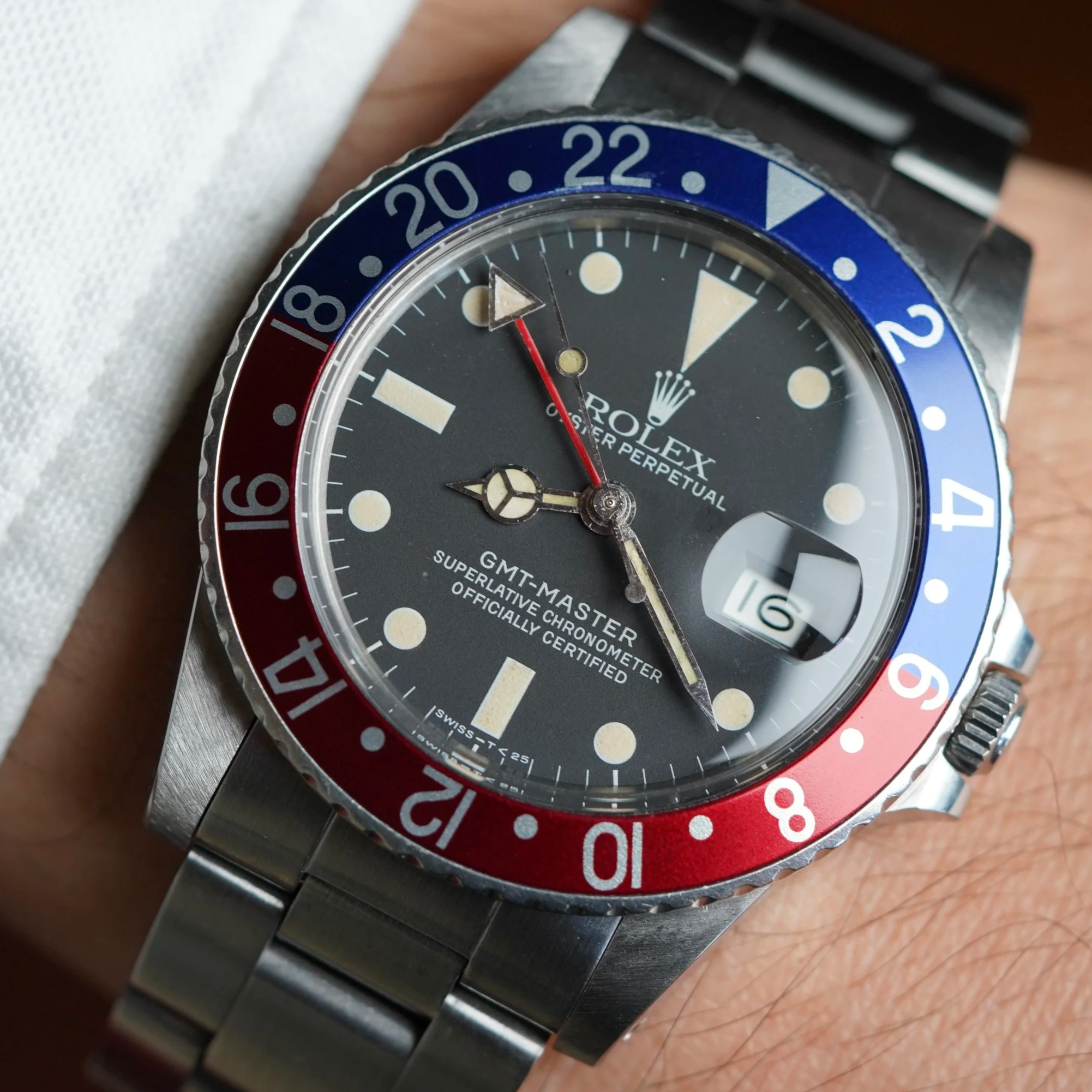 Rolex GMT-Master 16750 Transitional Matte Dial