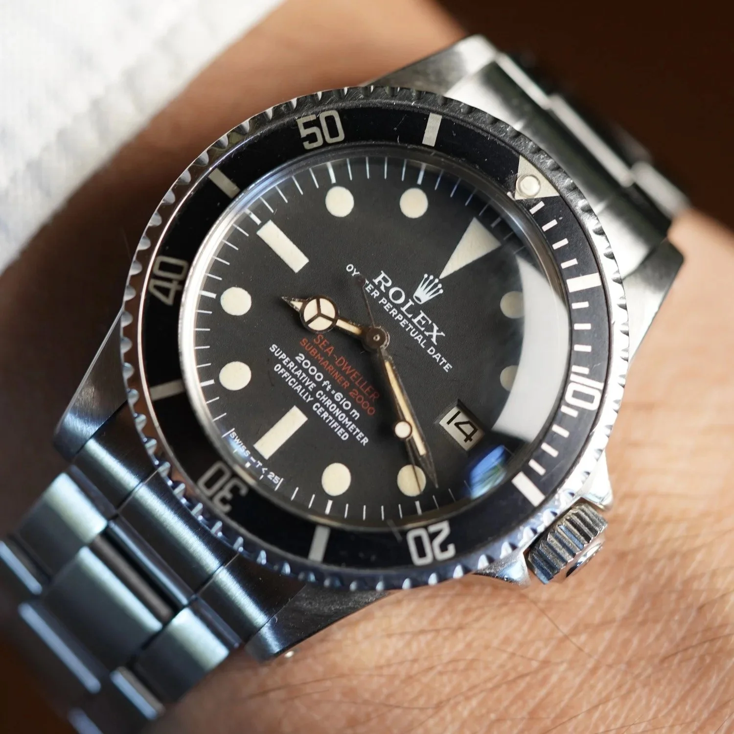 Rolex Mk 3 Double Red Sea-Dweller 1665 Full Set