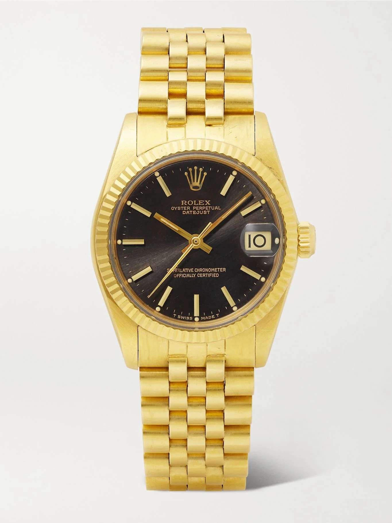 Rolex Datejust 31mm 18-karat gold watch