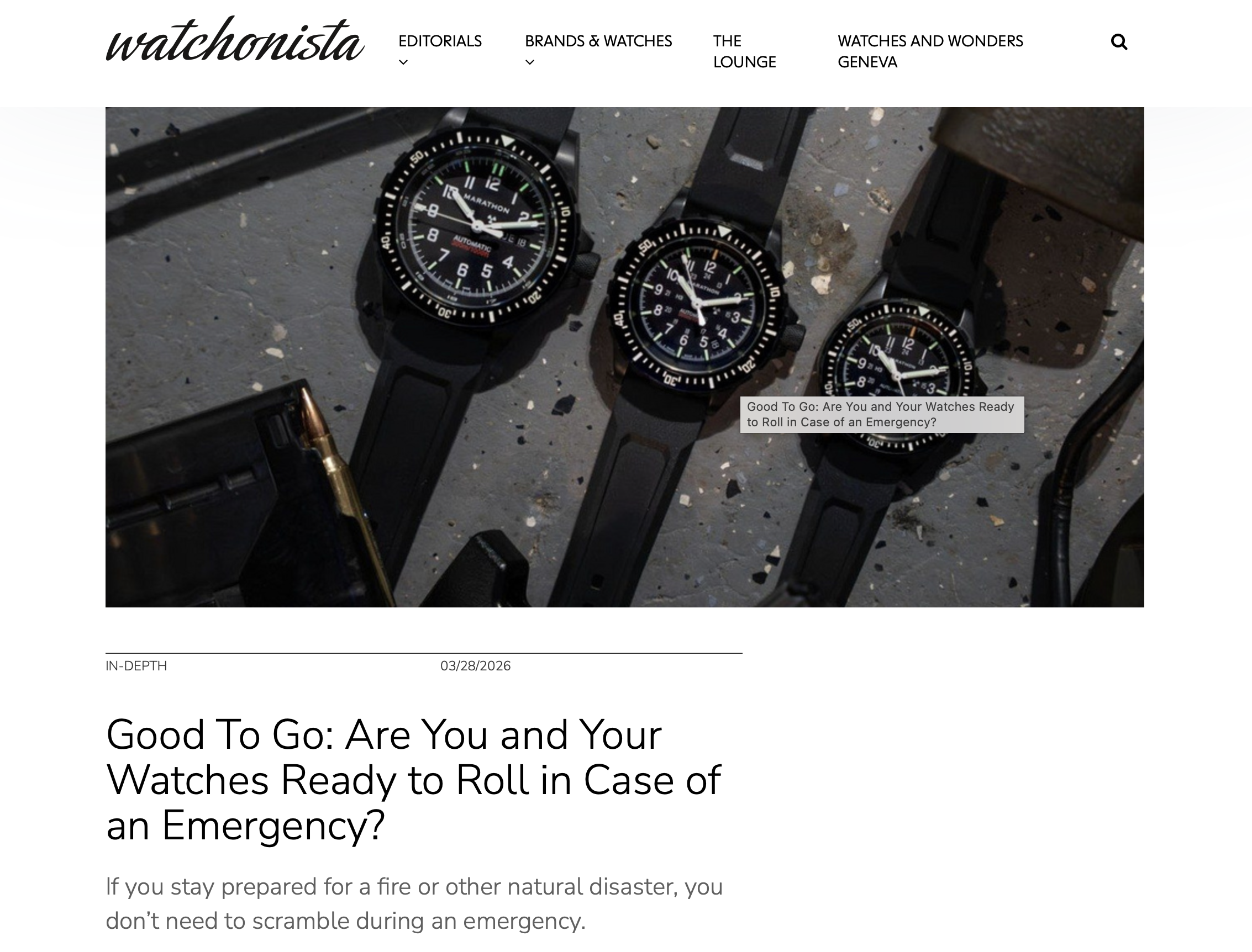 Watchonista: Eric Wind Quoted on Watch Insurance