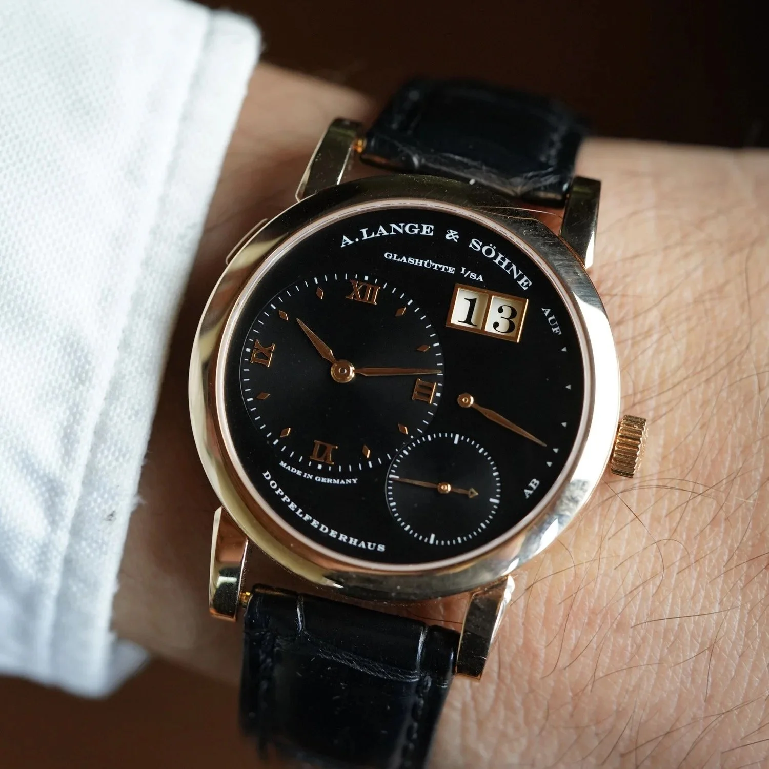 A. Lange &amp; Söhne Lange 1 Reference 101.031 18K Rose Gold w/ Certificate