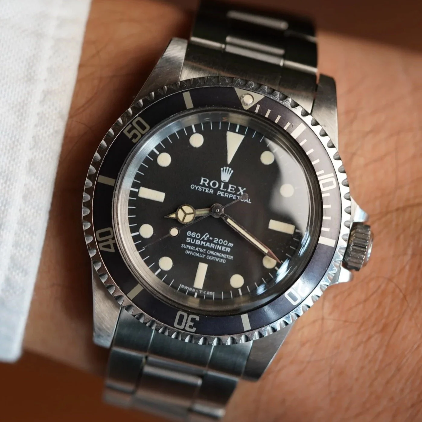 Rolex Feet First Dial Submariner Reference 5512
