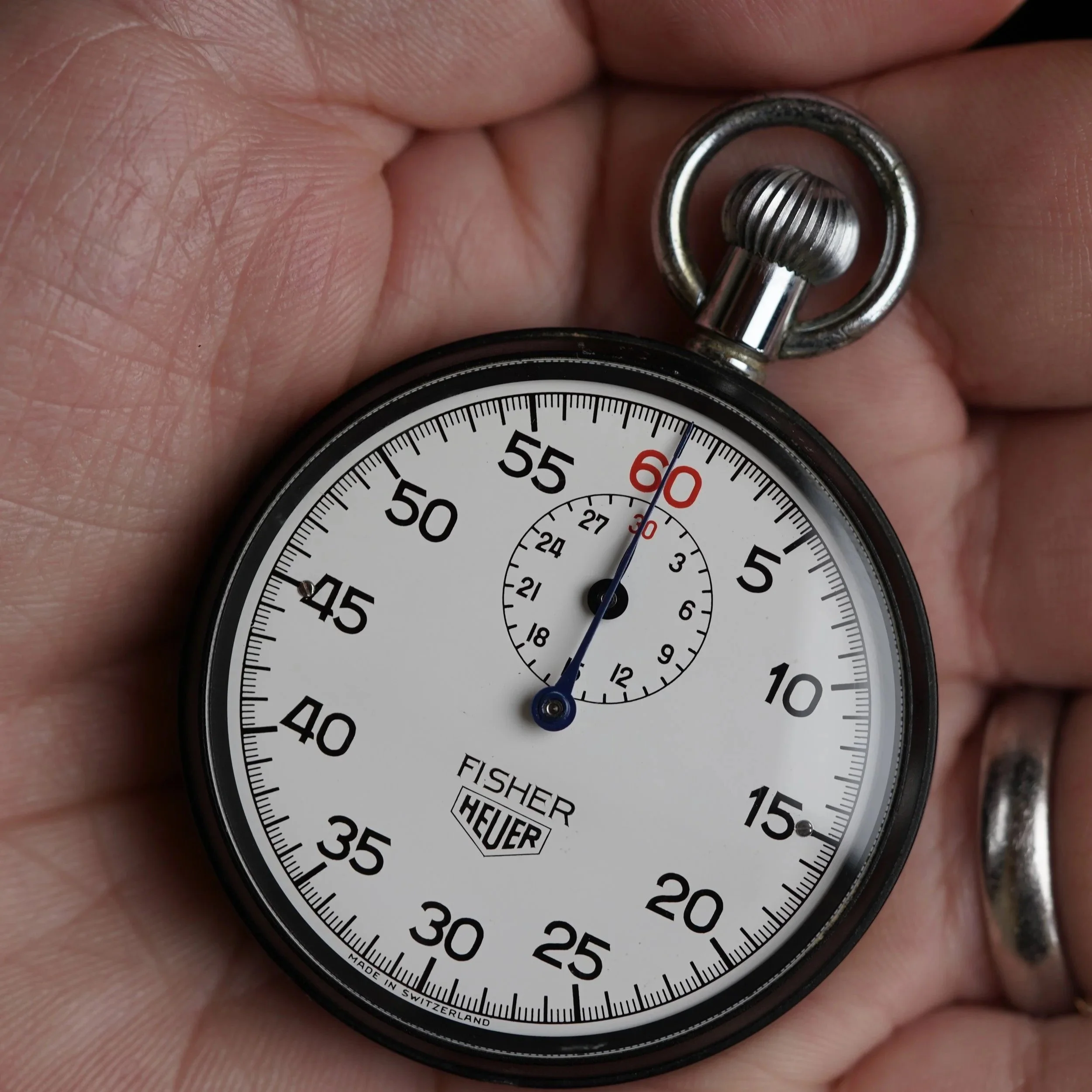 Heuer Fisher Stopwatch 51mm w/ Sticker