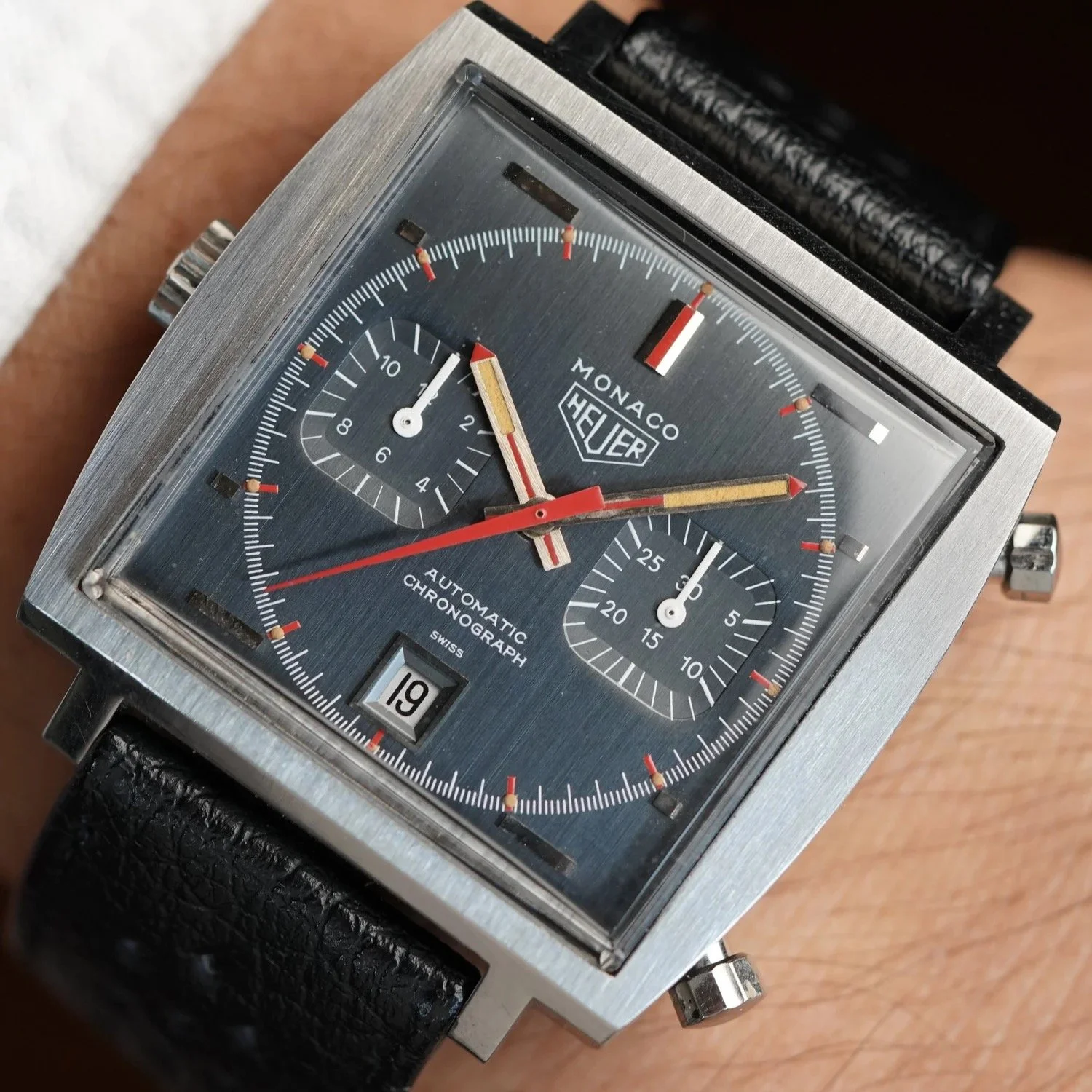 Heuer Monaco Reference 1133G Unpolished