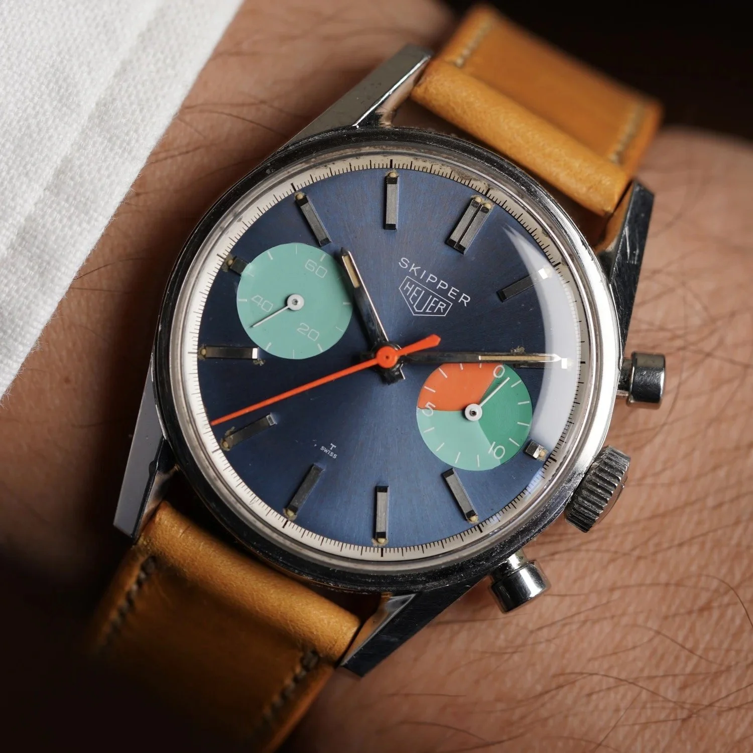 Heuer Skipperera Reference 7754 Unpolished