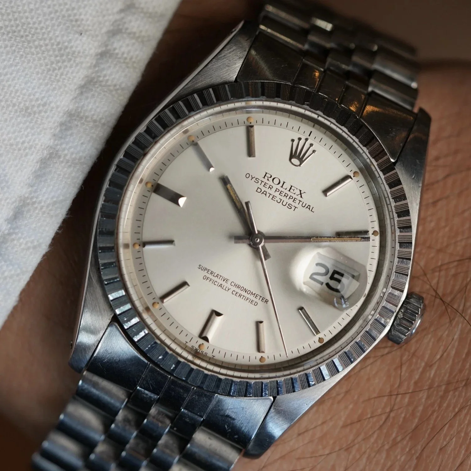 Rolex Datejust Ref. 1603 Unpolished