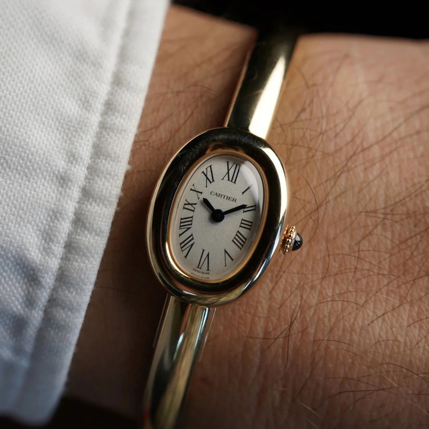 Cartier Baignoire Mini Bangle WGBA0035 in 18K Yellow Gold Full Set Brand New