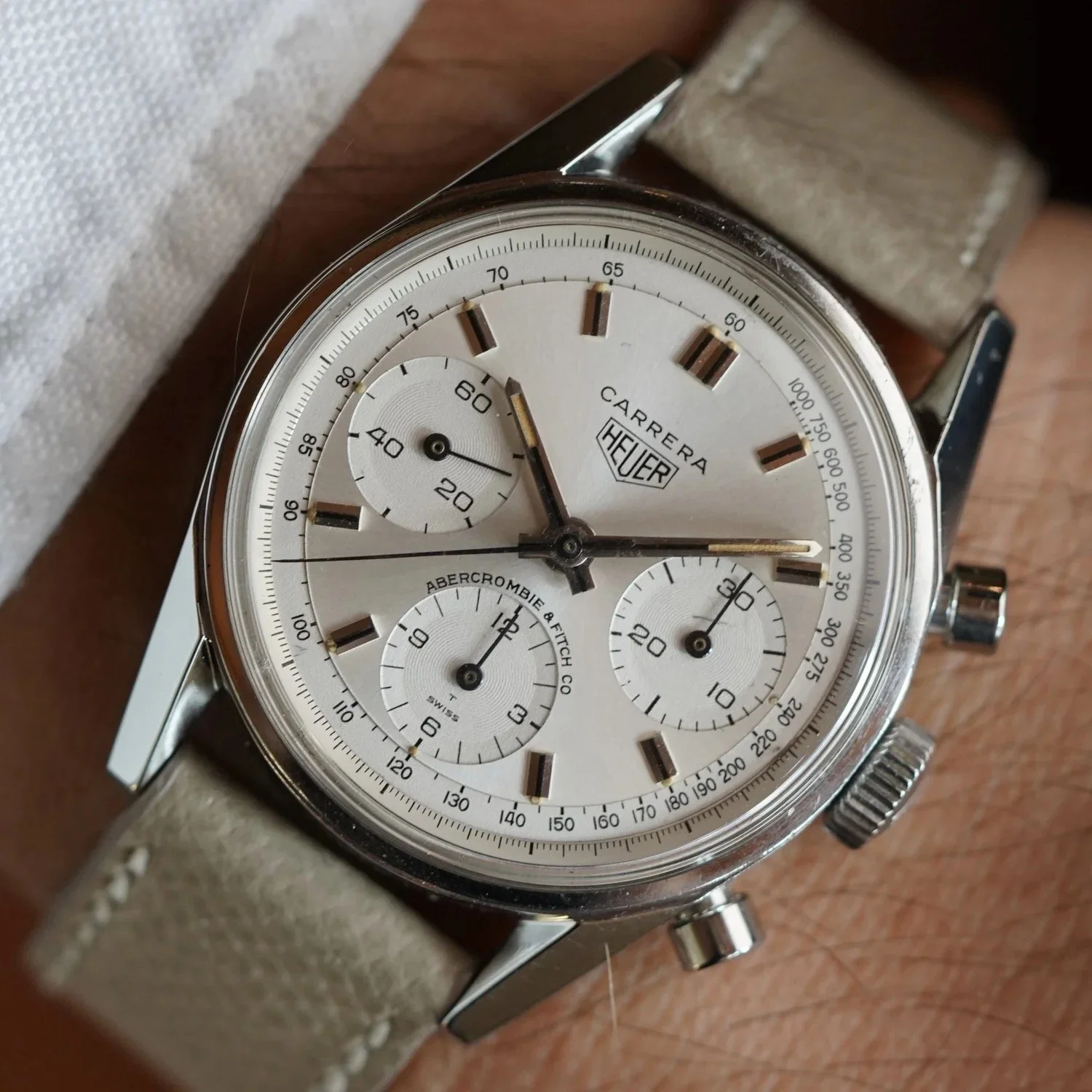 Heuer Carrera Reference 2447T Retailed by Abercrombie &amp; Fitch