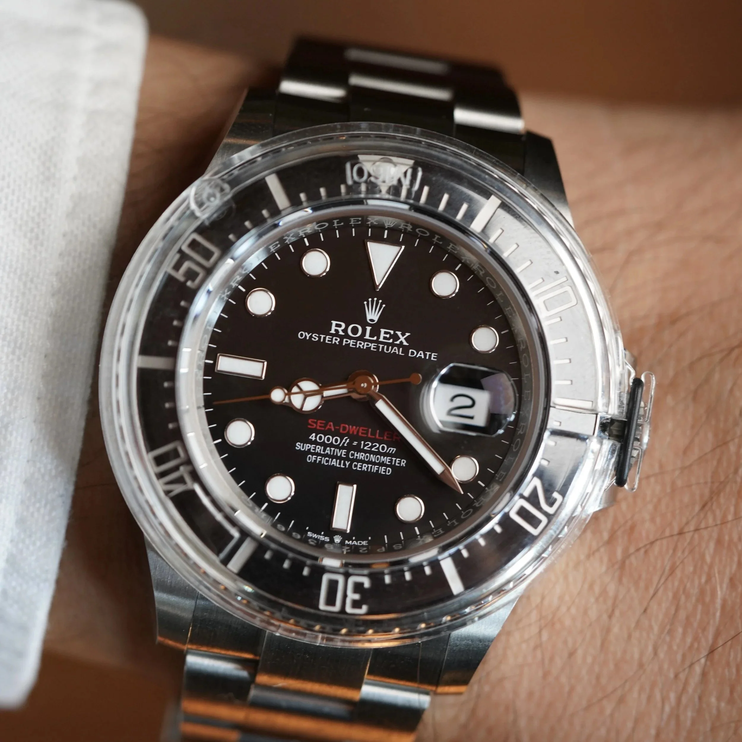 Rolex Sea-Dweller Reference 126600 As New Full Set