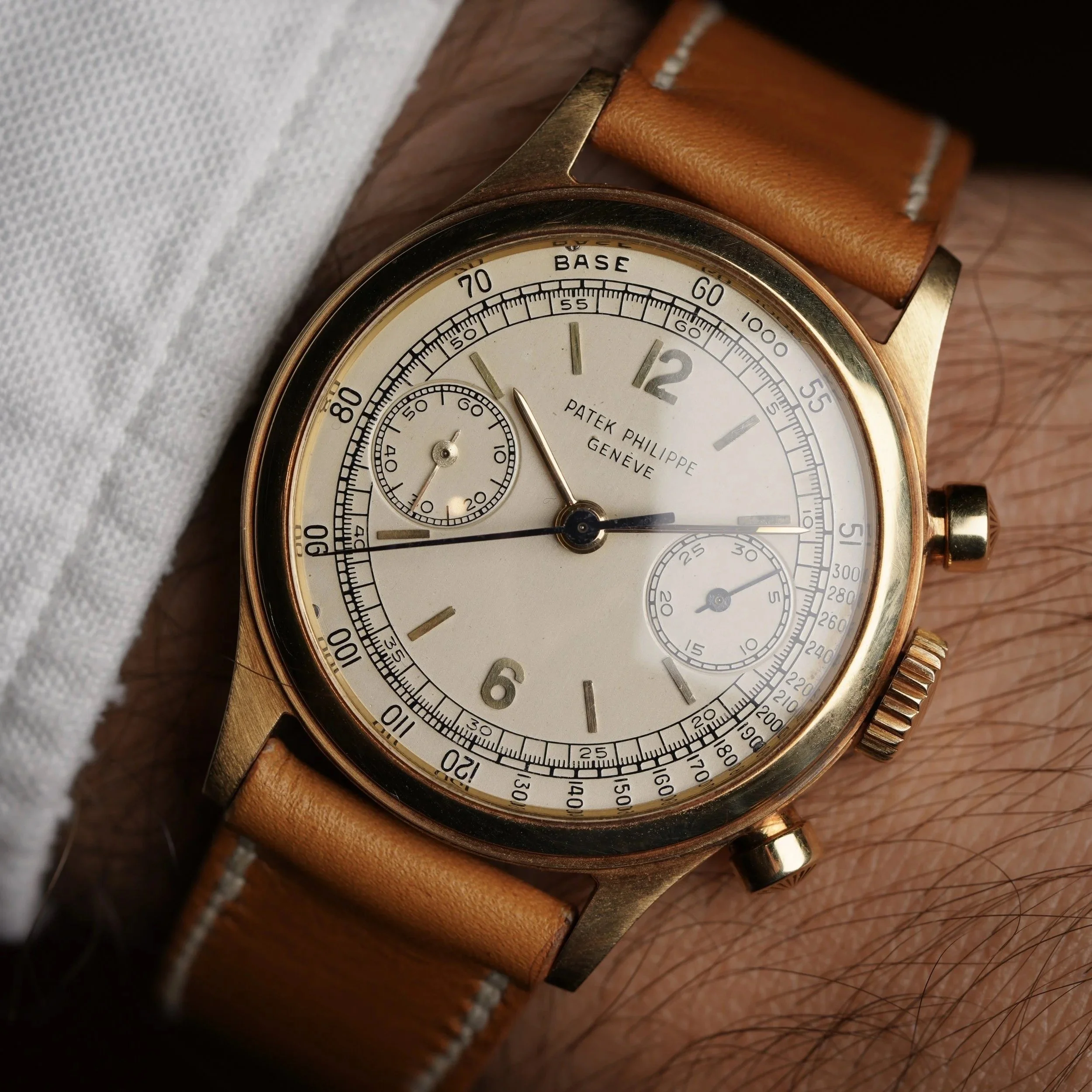 Patek Philippe “Tasti Tondi” Reference 1463 in 18k Yellow Gold w/ Extract from the Archives