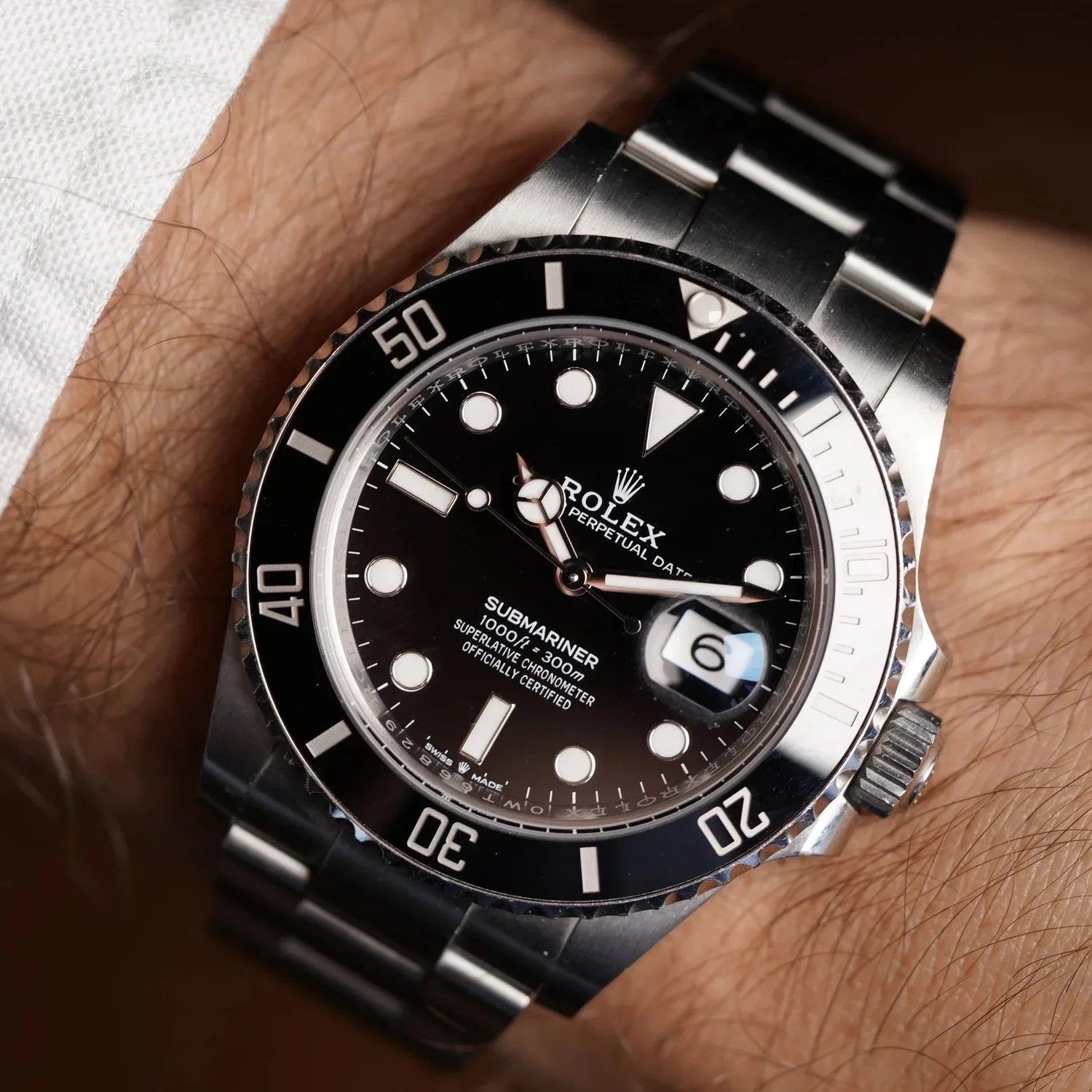 Rolex Submariner Reference 126610LN Unpolished Box &amp; Papers
