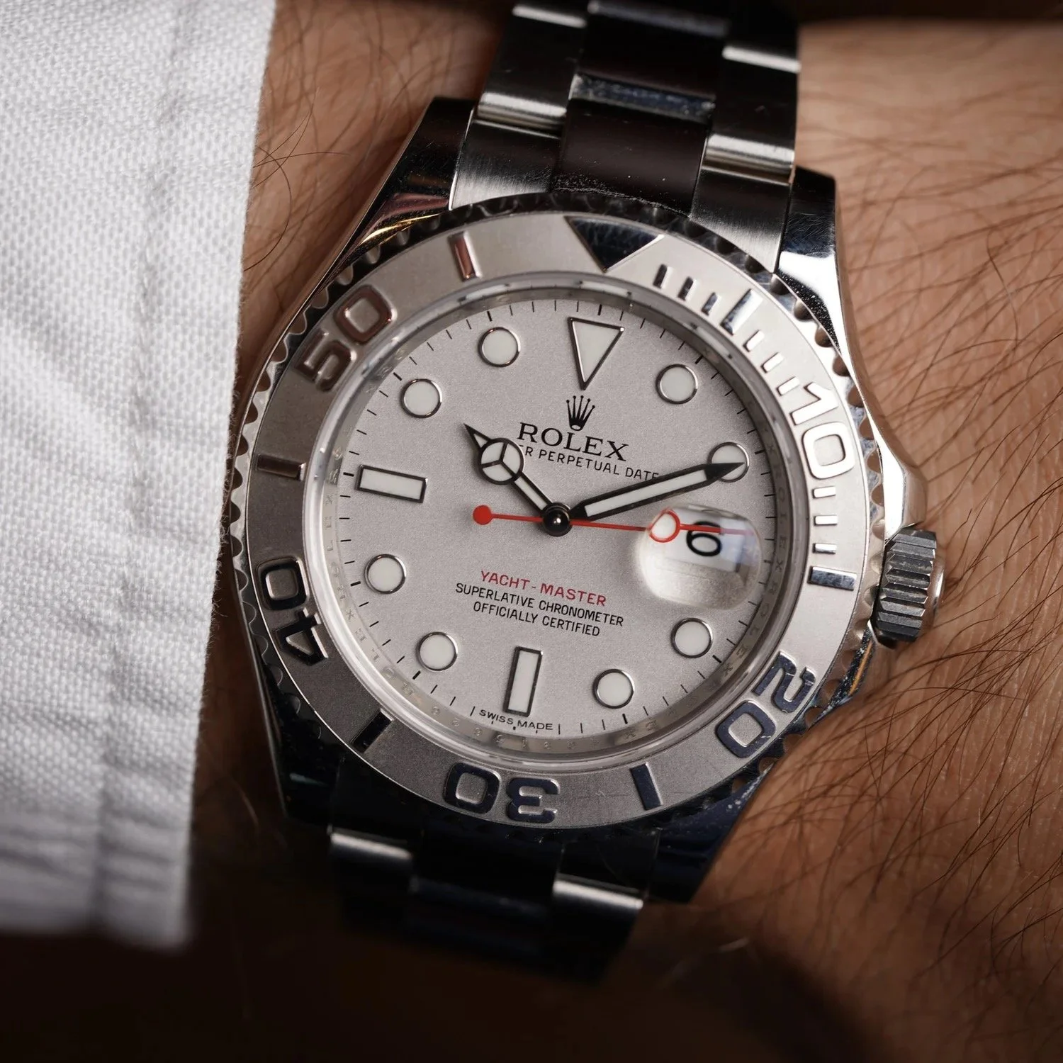 Rolex Yacht-Master Reference 116622-0002 Rolesium/Platinum Full Set