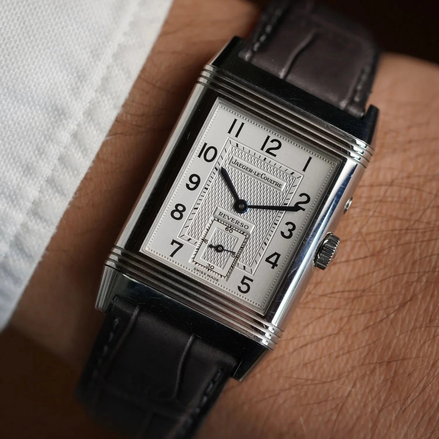 Robin Williams' Jaeger-LeCoultre Reverso Reference 270.8.54 in Full Set Unpolished