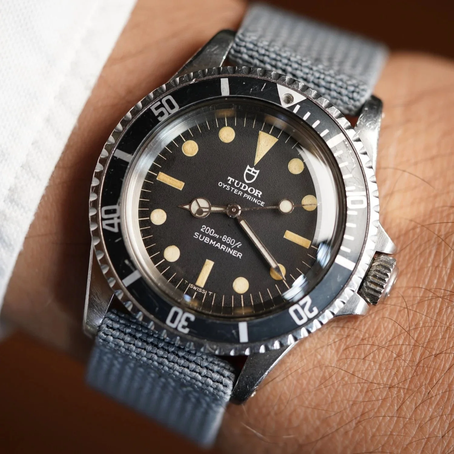 Tudor No Date Submariner Ref 7016/0 Unpolished