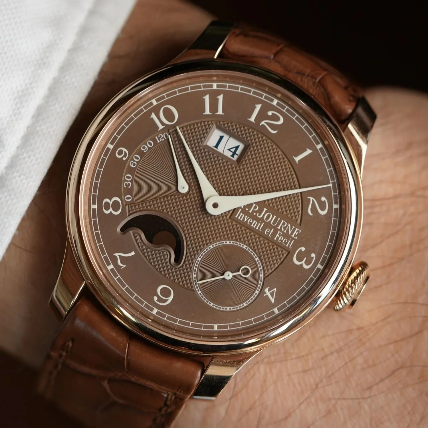 F.P.Journe Octa Automatique Lune Havana 40mm Full Set As New