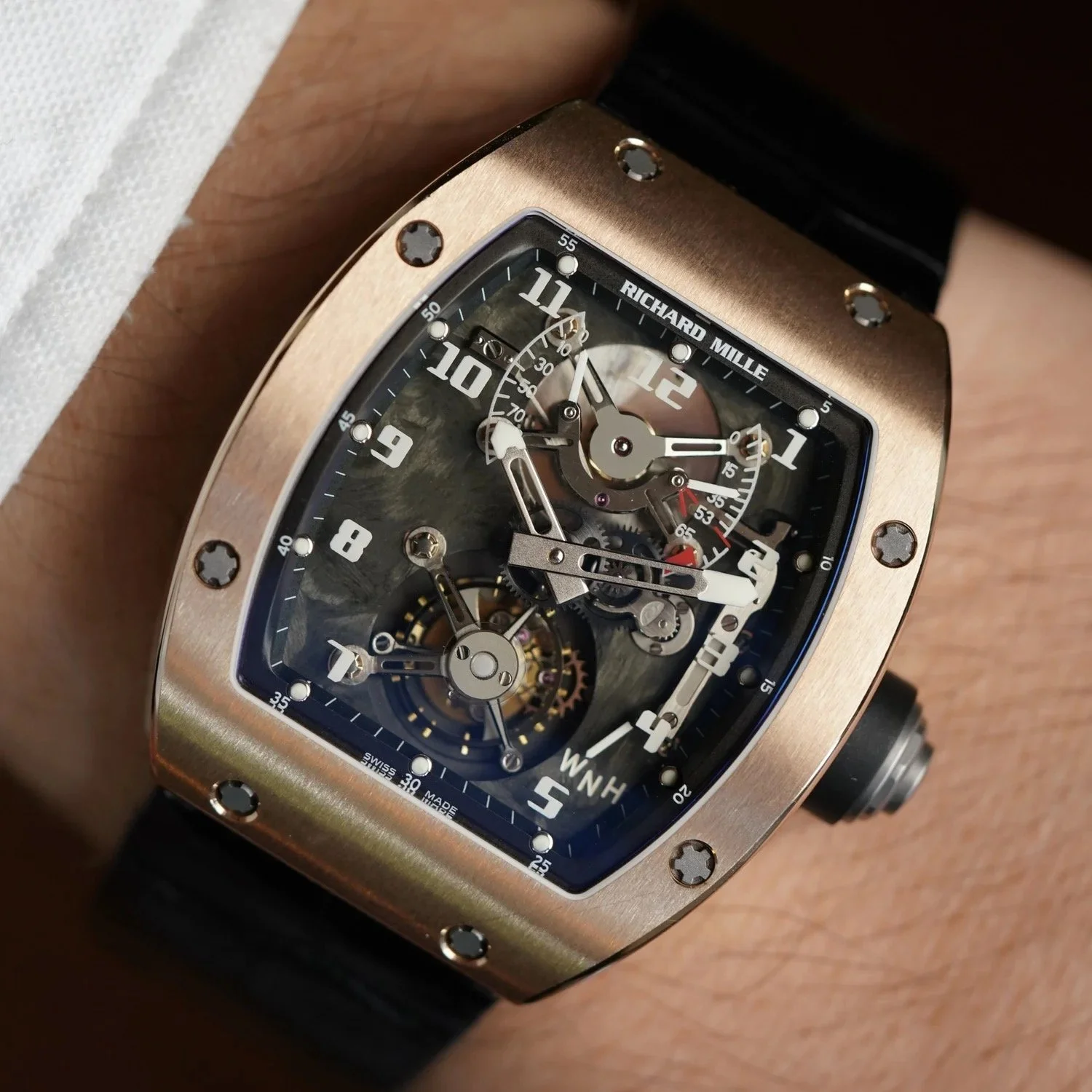 Richard Mille RM 002-V2 Tourbillon in 18K Rose Gold w/ Certificate of Authenticity &amp; Box