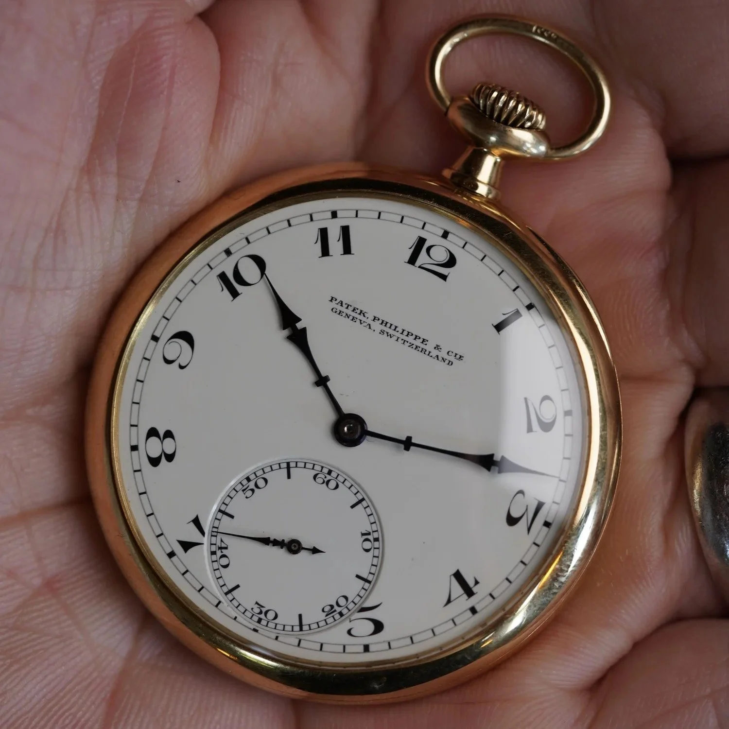 Patek Philippe Pocket Watch in 18K YG Unpolished
