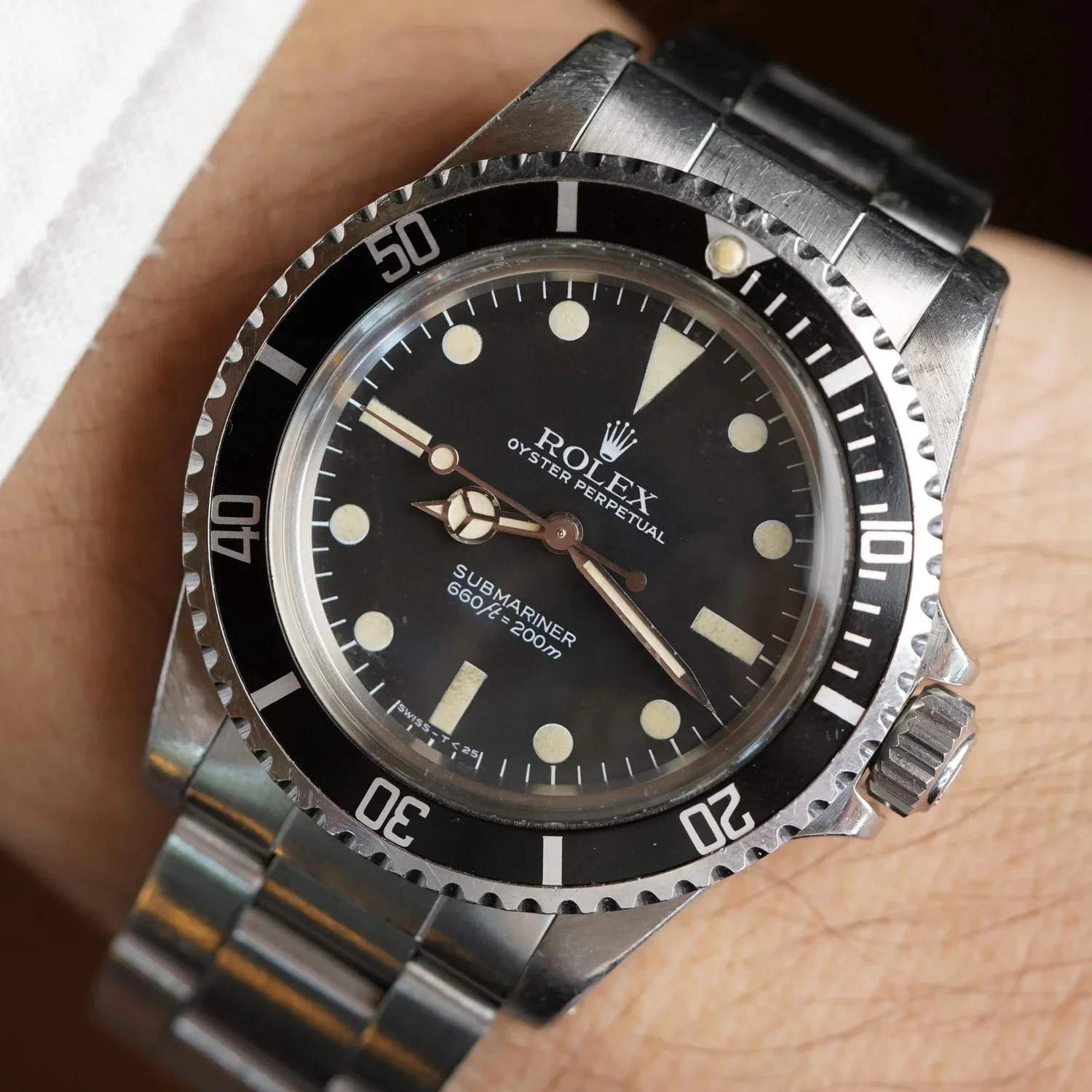 Rolex Submariner Ref. 5513 Maxi MK 5 Dial Unpolished