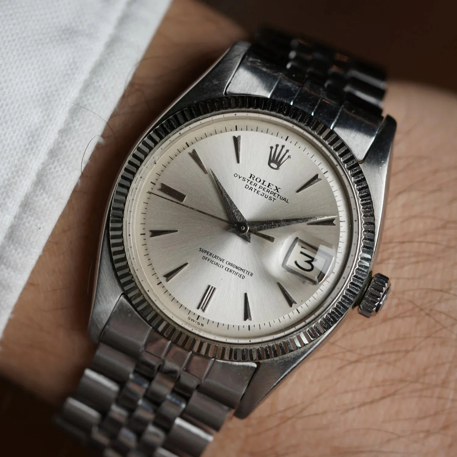 Rolex Non-Luminous Datejust Reference 6605
