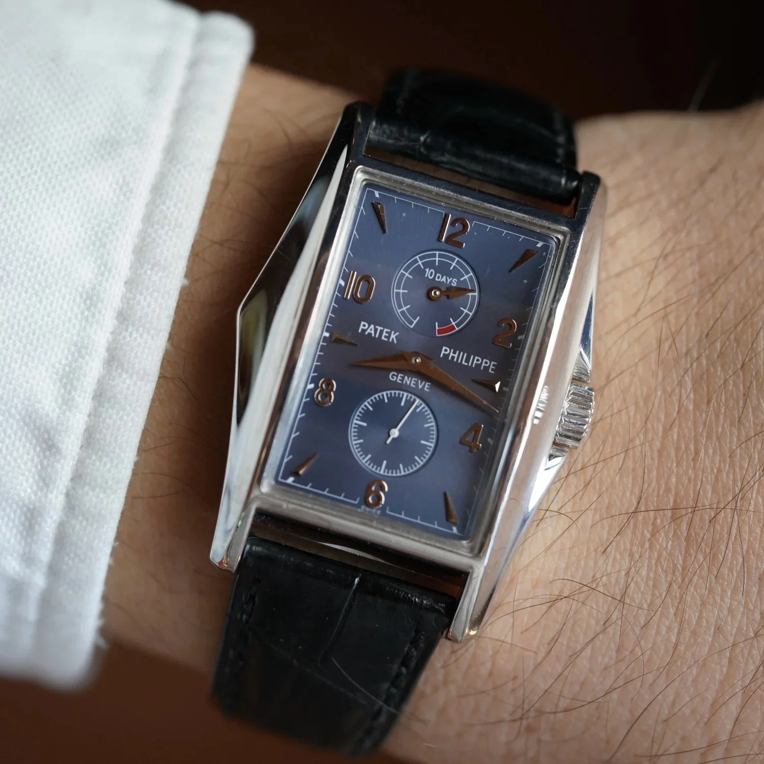 Patek Philippe Manta Ray Gondolo 10 Day Ref. 5100G-001 in 18K WG Full Set