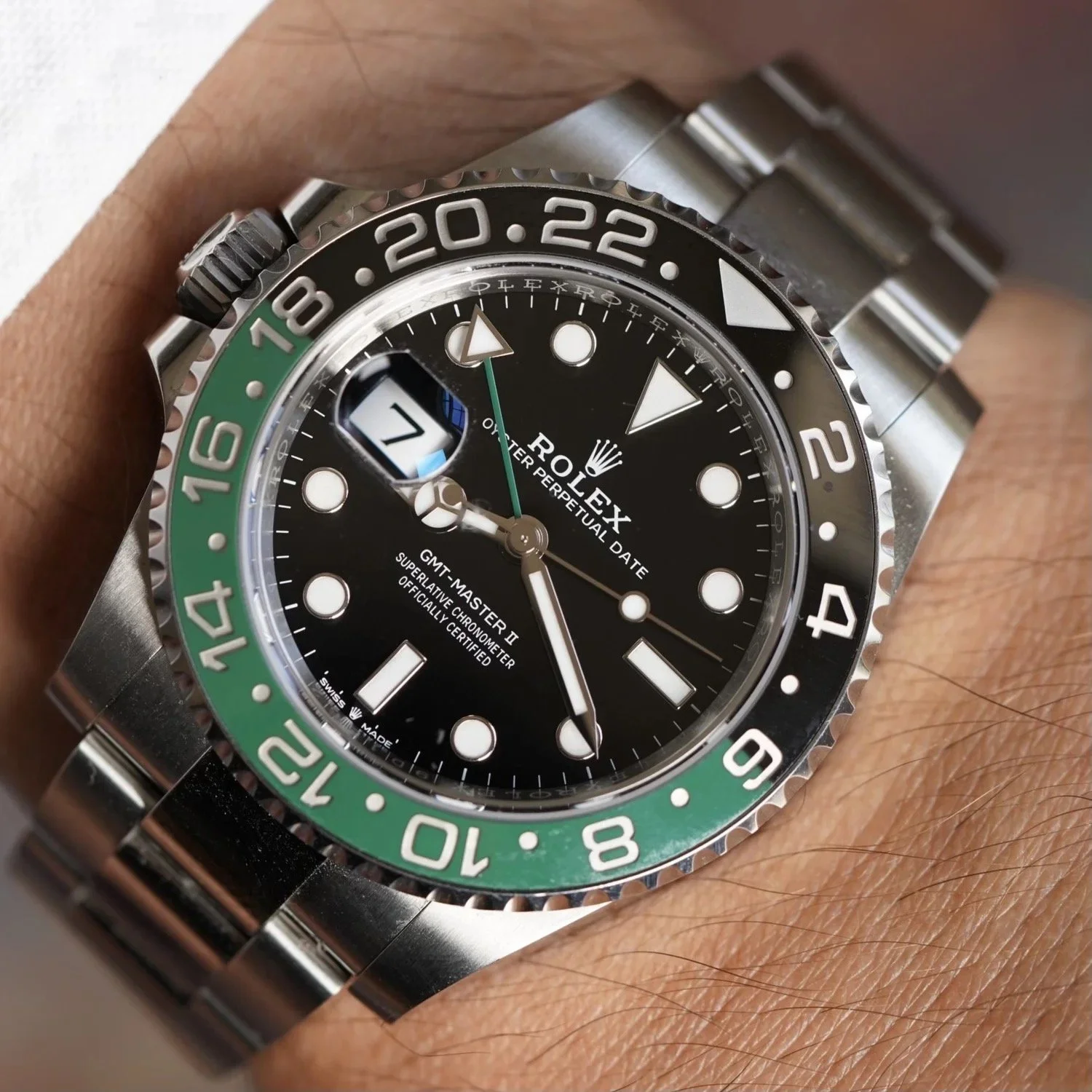 Rolex Sprite Destro GMT-Master II on Oyster Reference 126720VTNR Full Set New