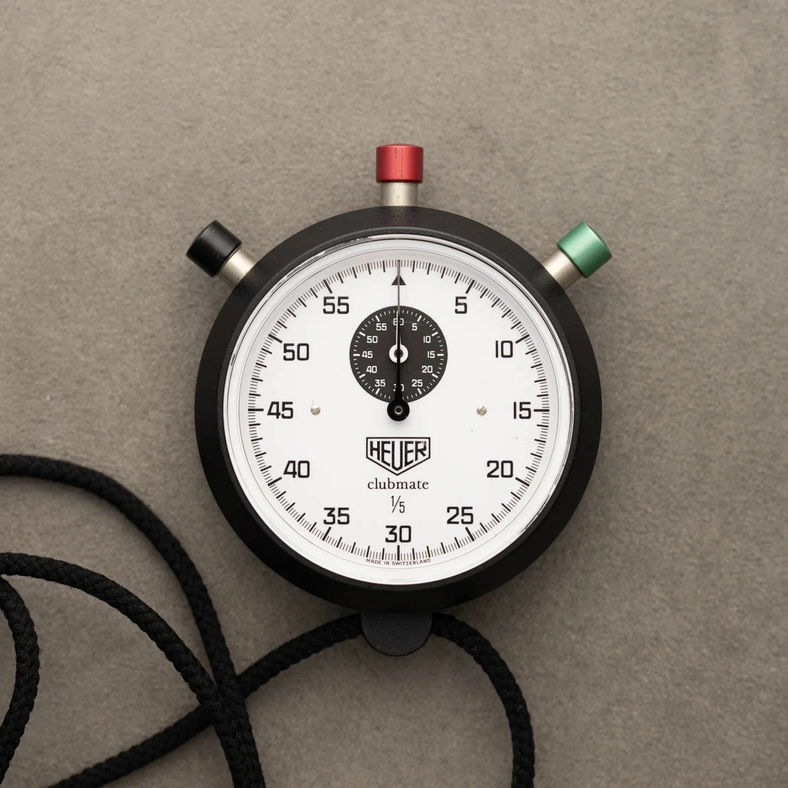 Heuer Clubmatic Stopwatch 60mm