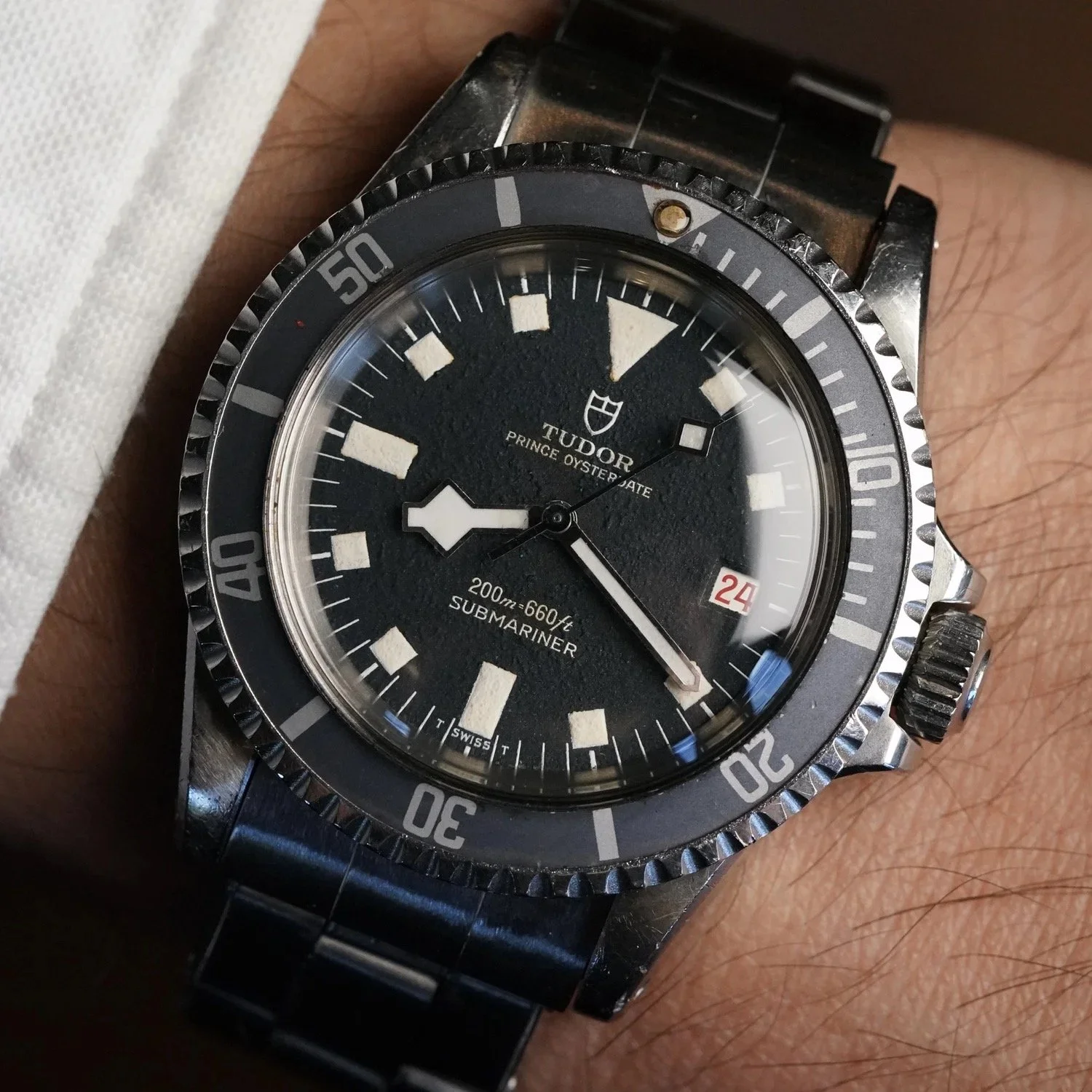 TUDOR Snowflake Submariner Reference 7021/0 Unpolished