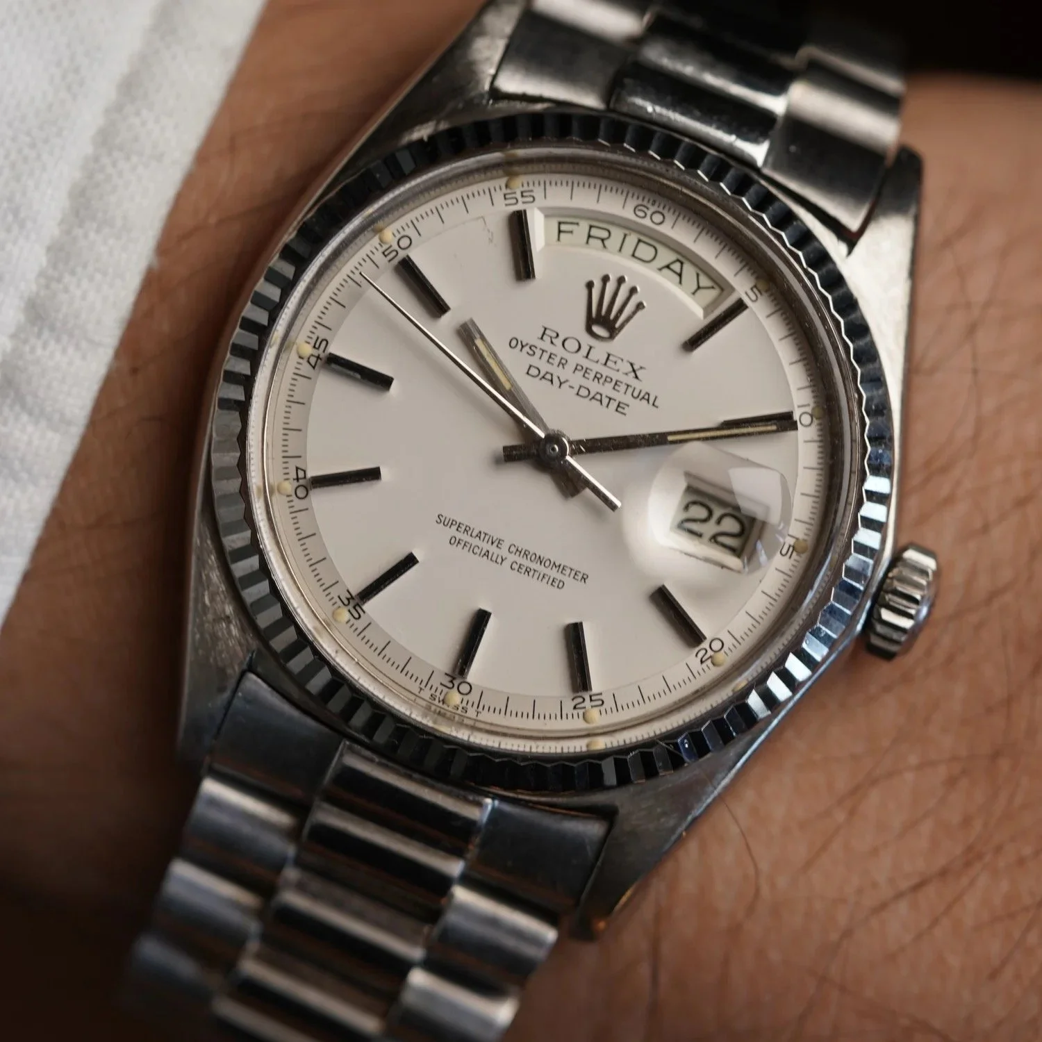 Rolex Day-Date Reference 1803 in White Gold