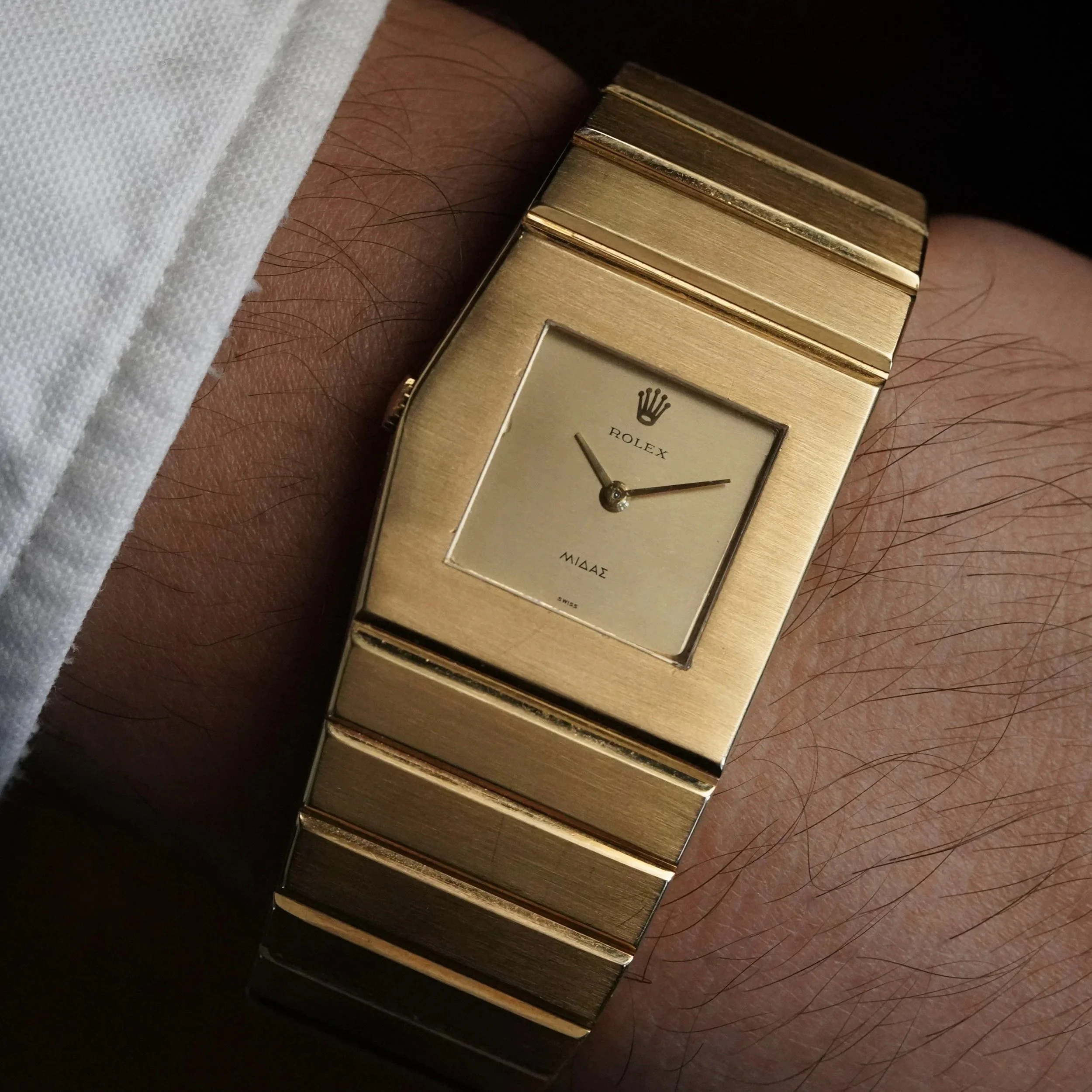 Rolex King Midas Reference 9630 in 18k YG