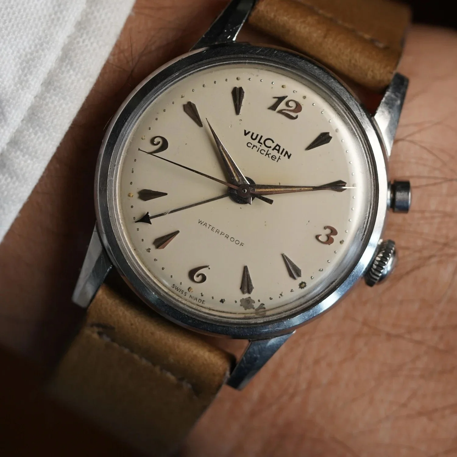 Vulcain Cricket w/ Breguet Dial Unpolished