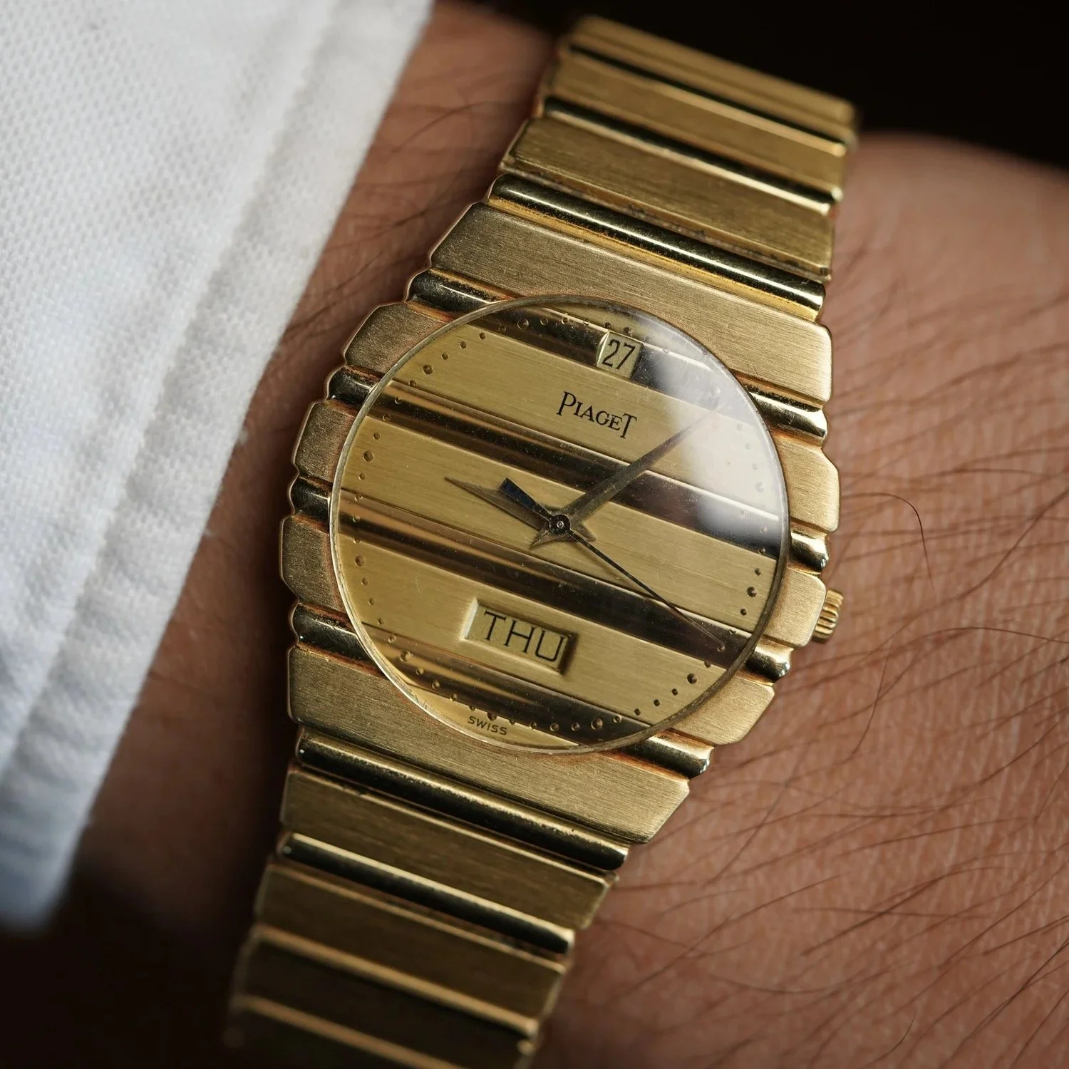 Piaget Polo Reference 15562 C 701 In 18k YG Unpolished