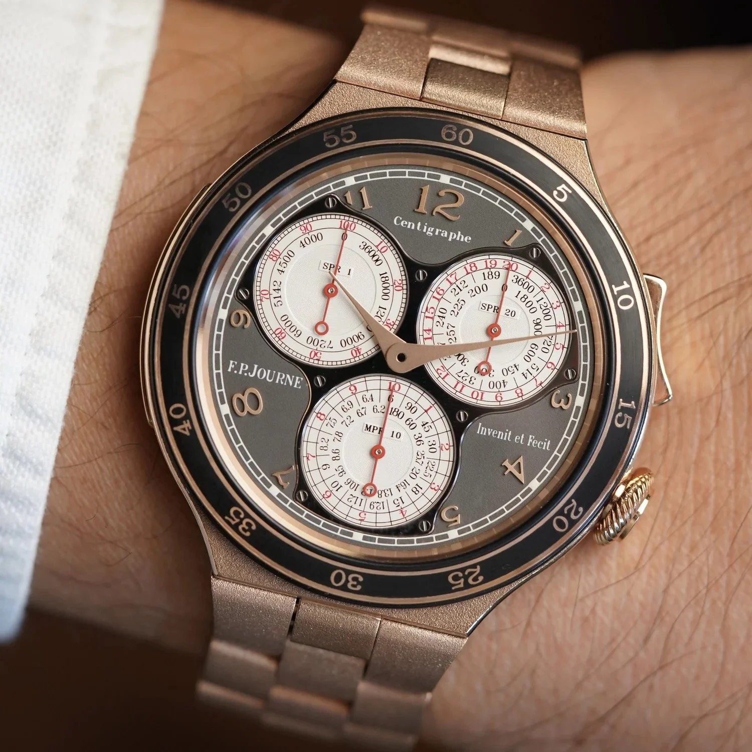 F.P.Journe lineSport Centigraphe Reference CT2 in 18K Rose Gold Full Set New
