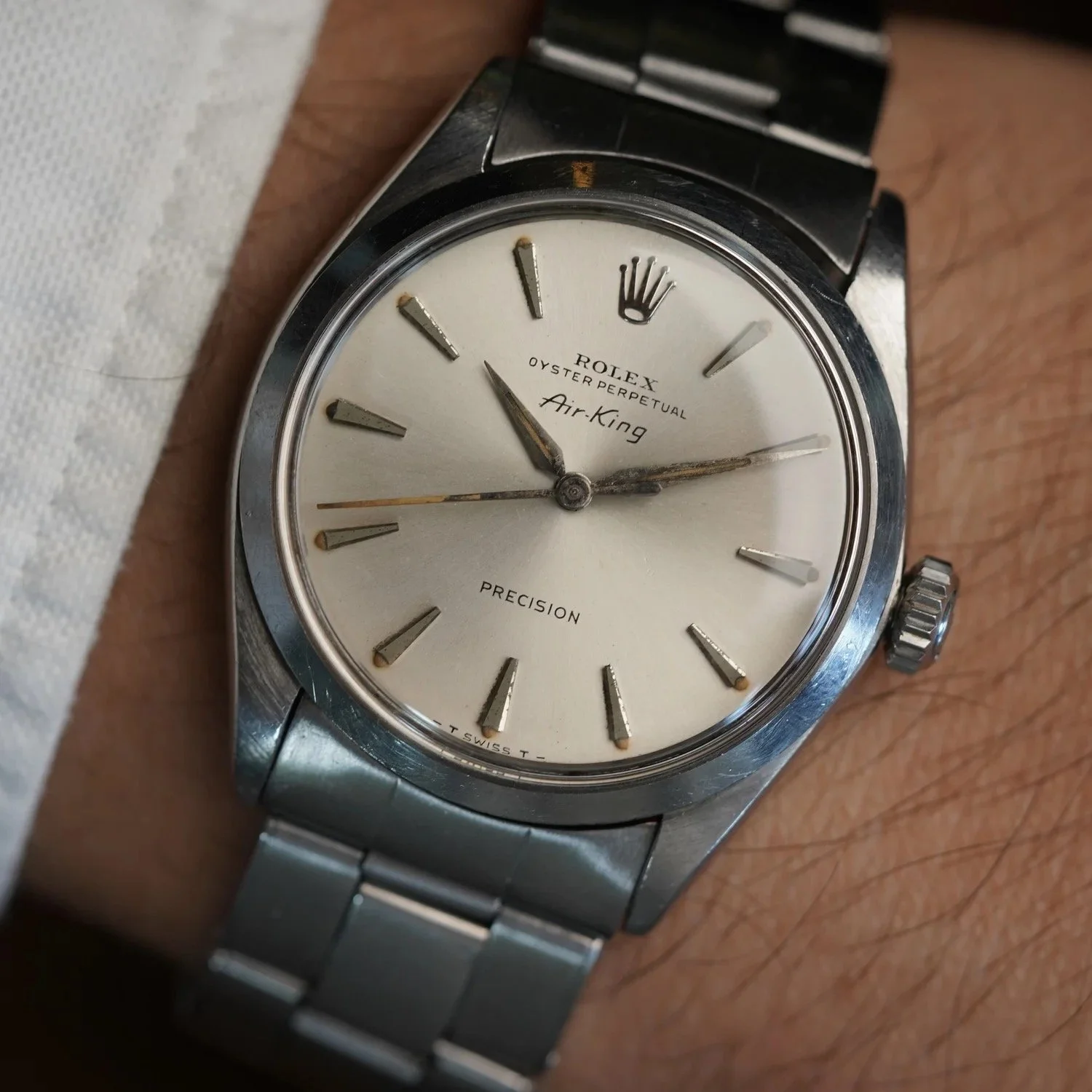Rolex Air-King Ref 5500 Unpolished