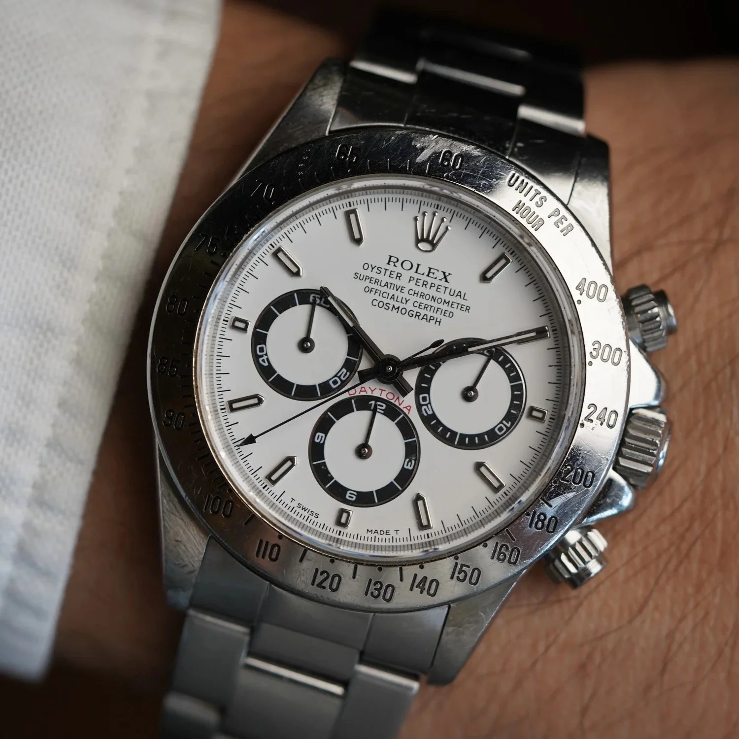 Rolex Zenith Daytona Reference 16520 Unpolished w/ Papers &amp; Hangtag