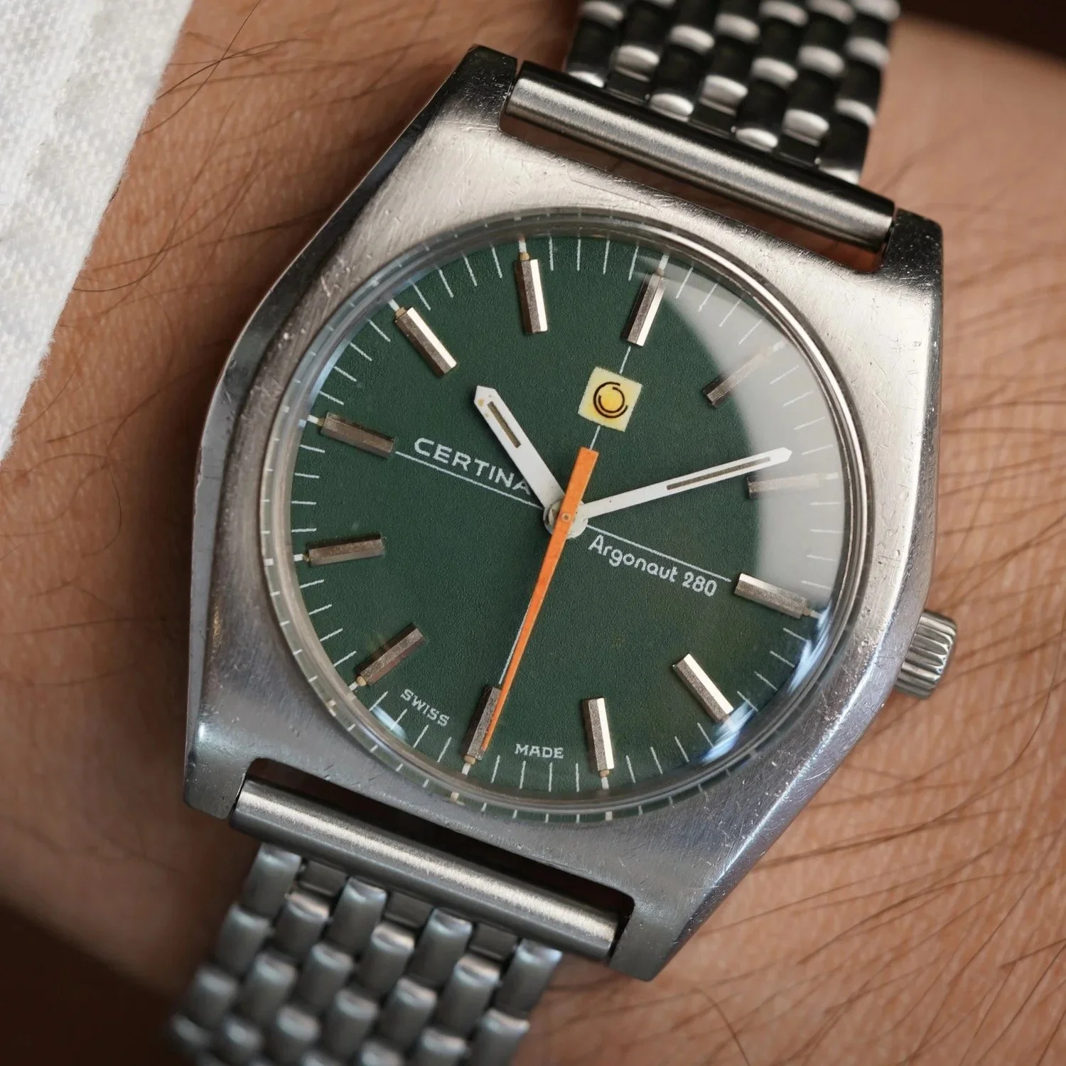 Certina Argonaut 280 Green Dial Unpolished