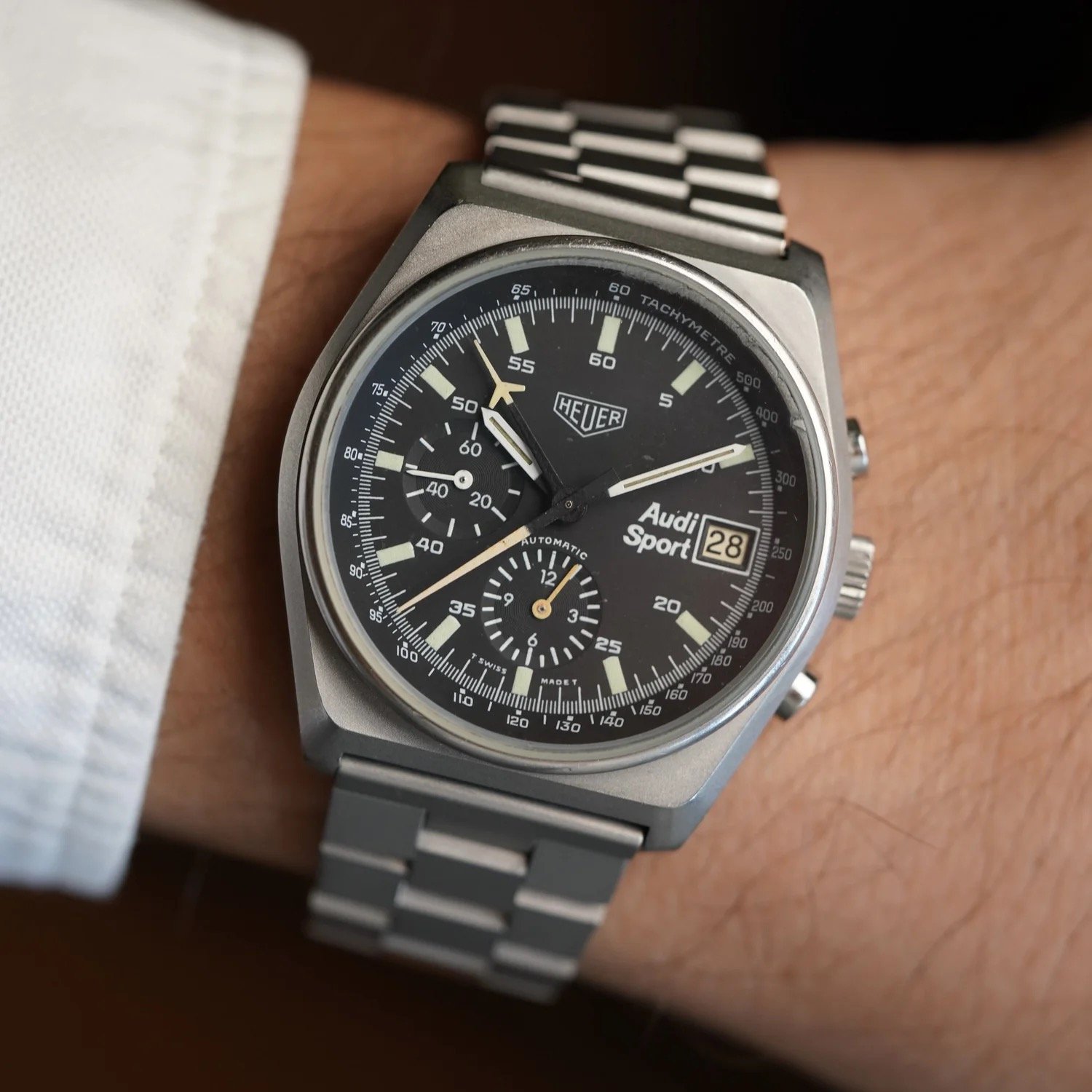 HEUER Audi Sport Chronograph Unpolished