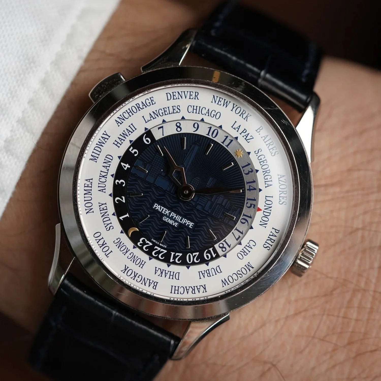 Patek Philippe "New York" World Time Reference 5230G-010 Full Set Unpolished