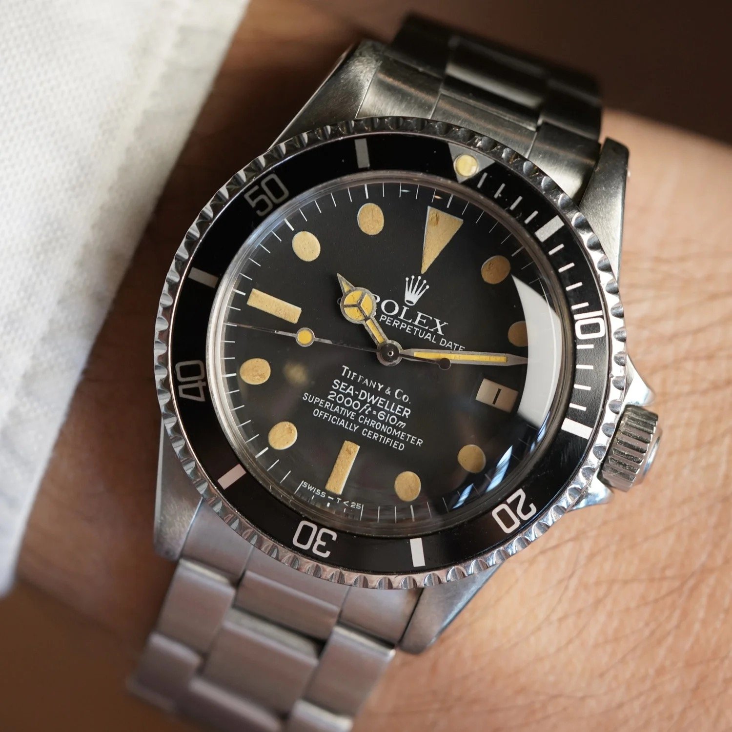 Rolex Tiffany &amp; Co. Great White Sea-Dweller Reference 1665