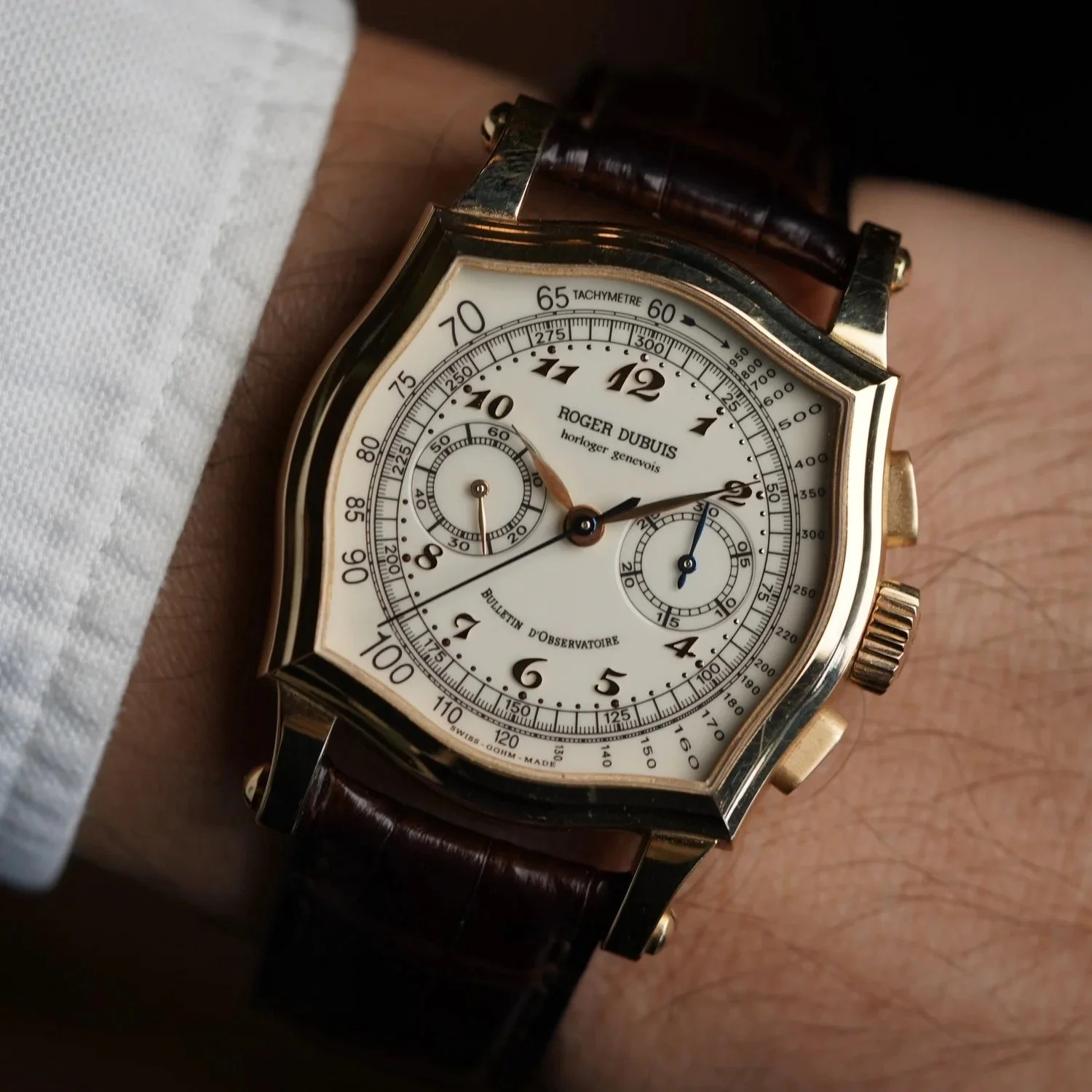 Roger Dubuis Sympathie Chronograph Ref. S37565 in 18K Gold Unpolished