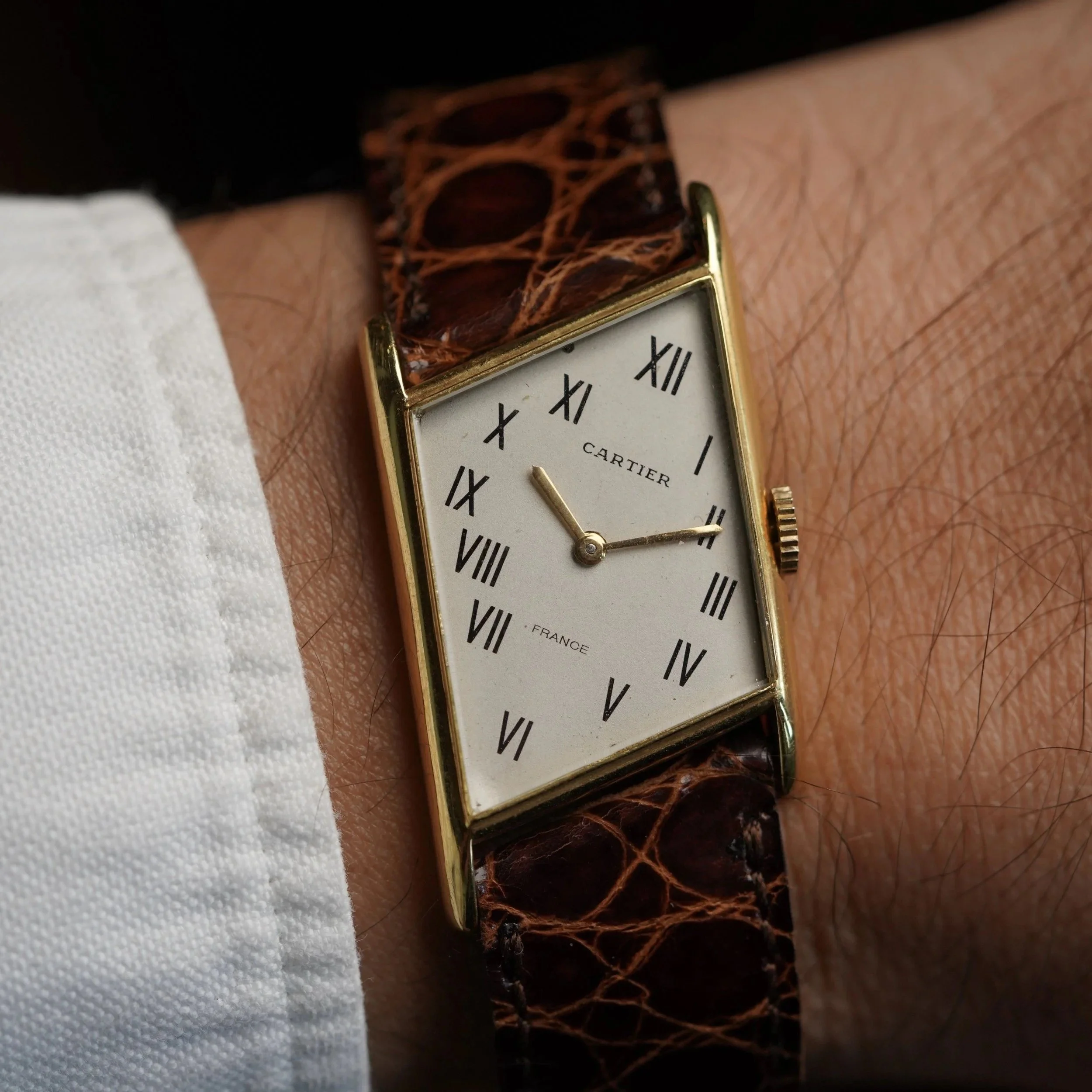 Cartier Tank Asymétrique Parallélogramme 18k Yellow Gold