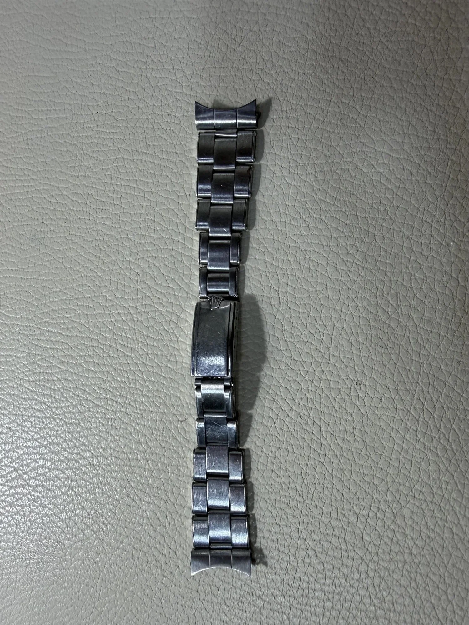 19mm Rolex Rivet Bracelet 5.25 inch w/ 60 end links 1966