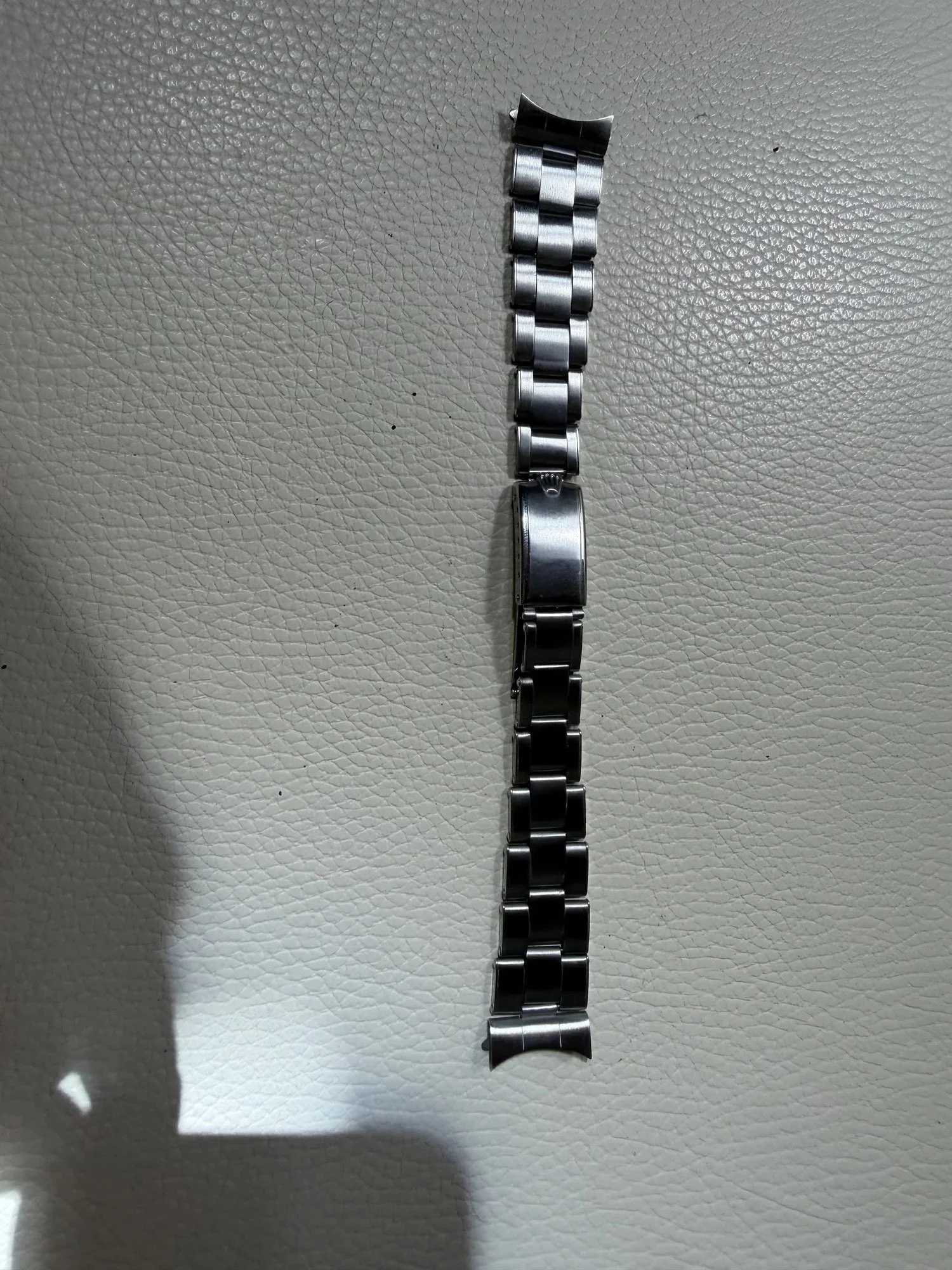 19mm Rolex Reference 7205 Rivet Bracelet 6.5 inch w/ 60 End Links 1957