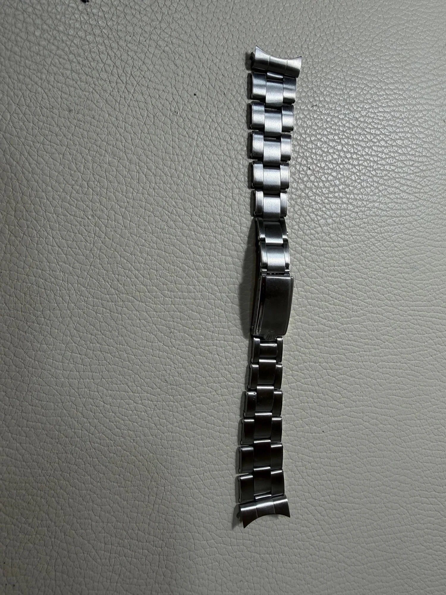 19mm Rolex Reference 7206 Rivet Bracelet 6.5 inch w/ 60 End Links 1964