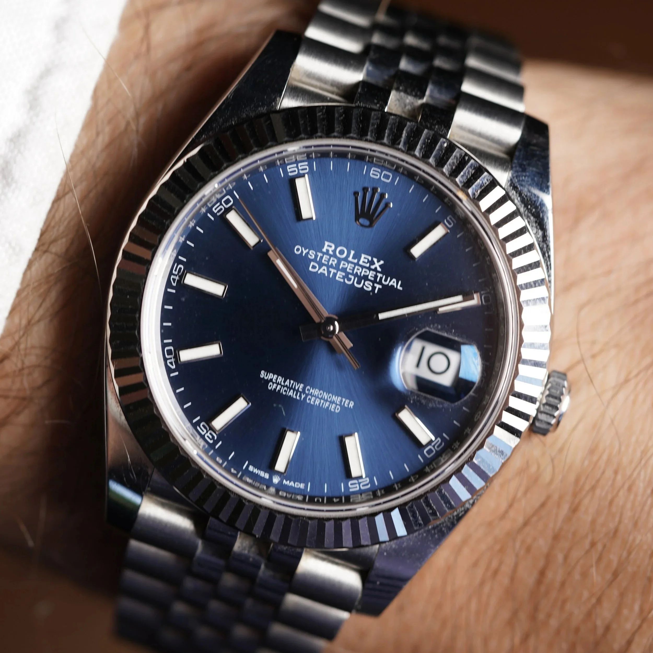 Rolex Datejust 41mm 126334 Blue Dial Full Set