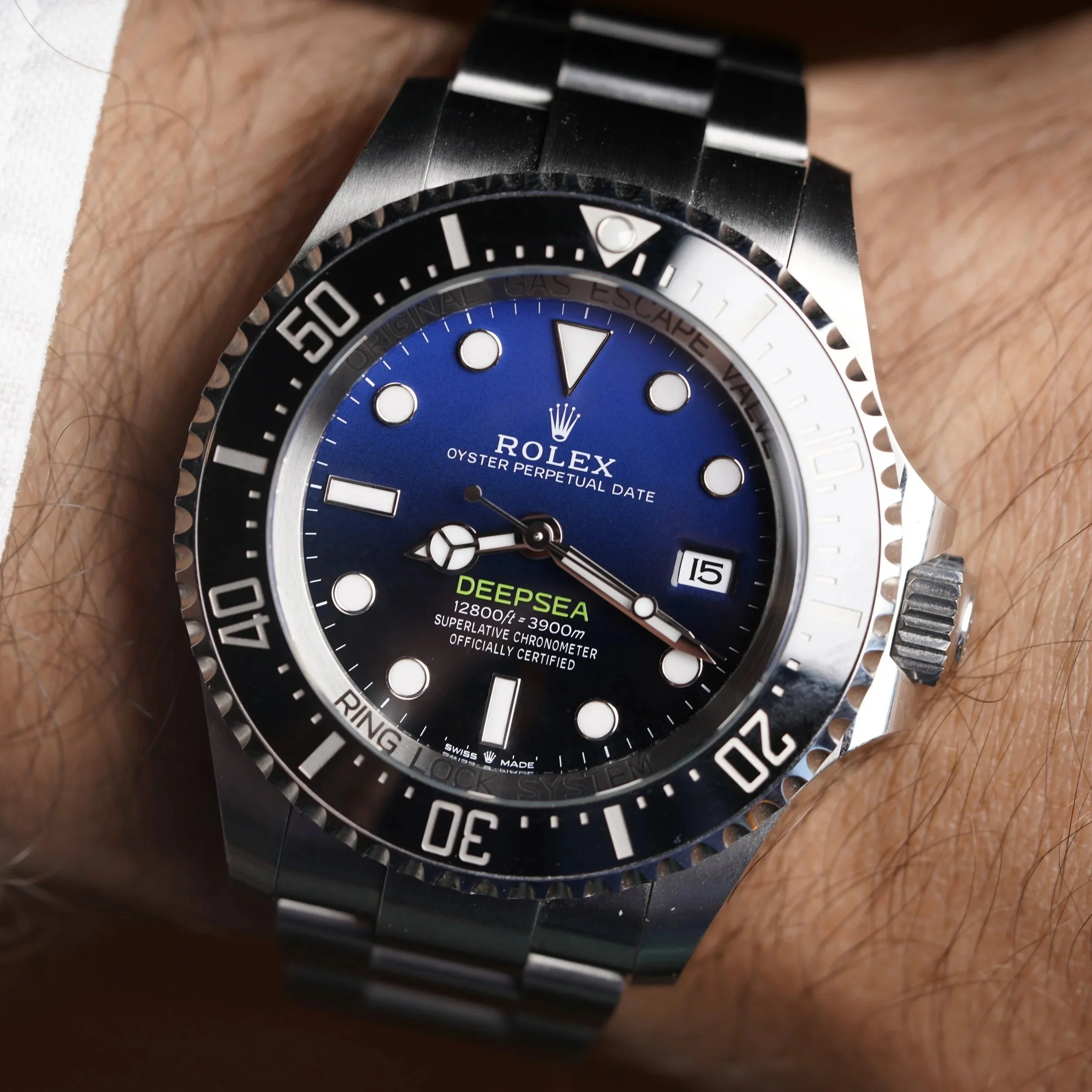 Rolex DeepSea Sea-Dweller 136660 Box &amp; Papers Unpolished