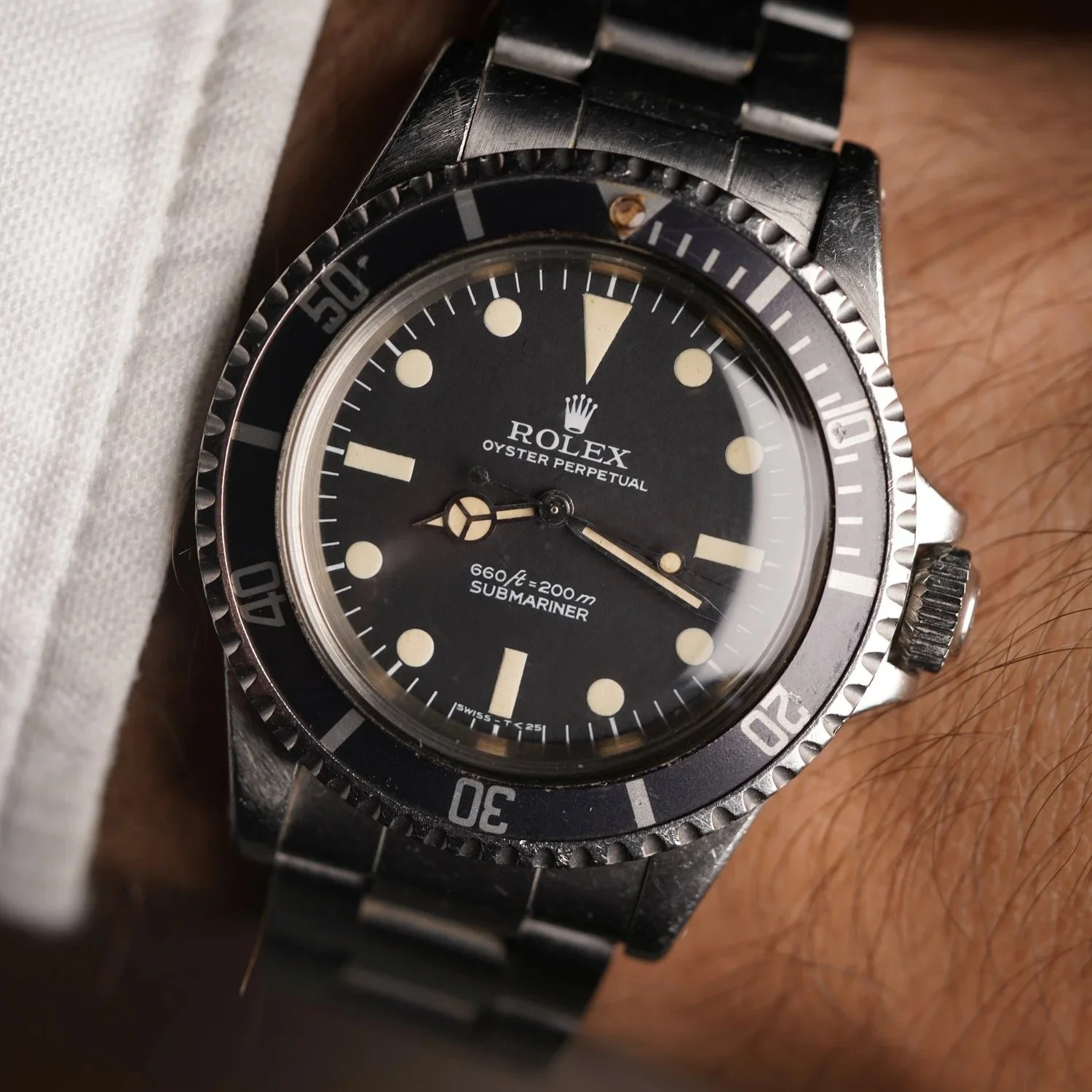 Rolex Submariner Reference 5513 Unpolished