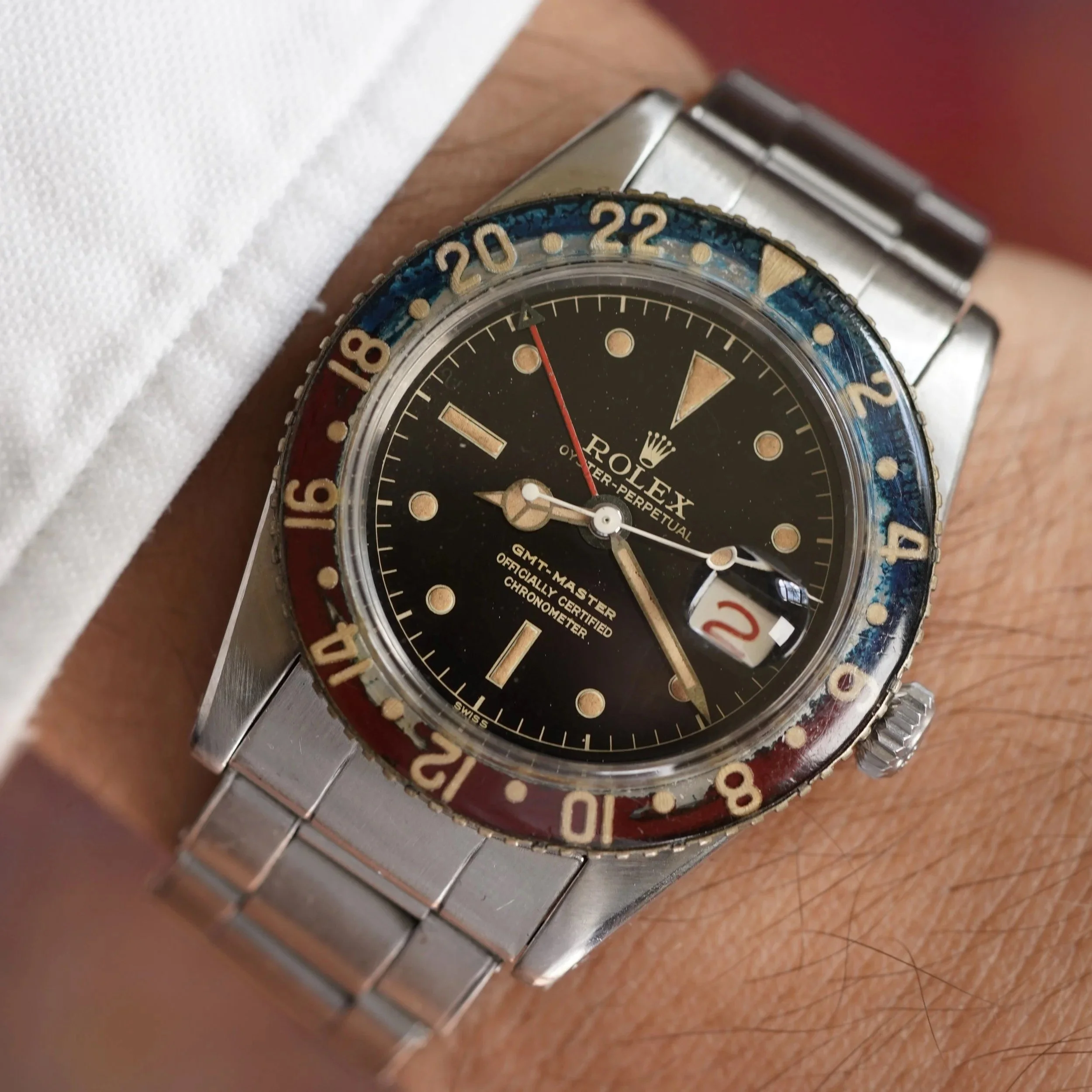 Rolex GMT-Master Reference 6542 Bakelite Bezel