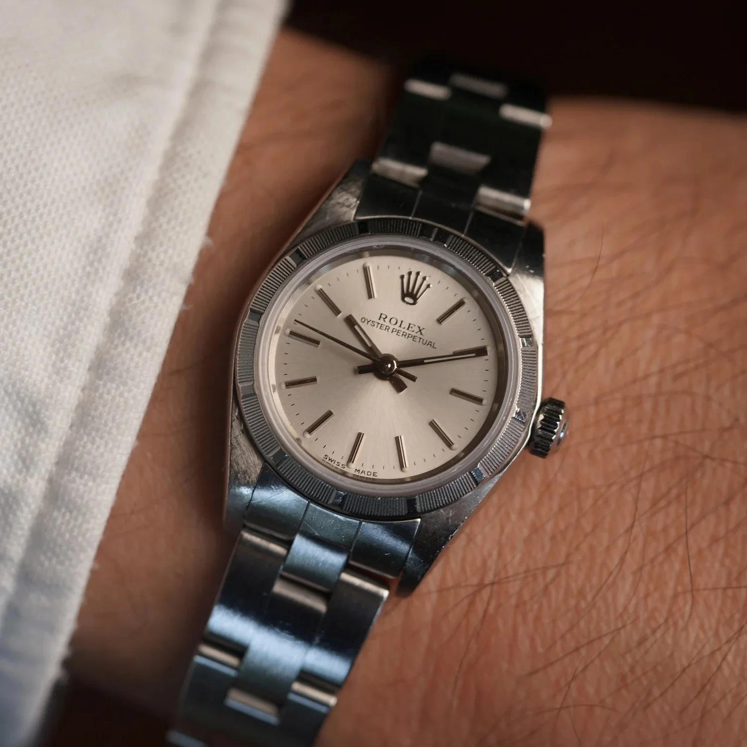 Rolex Ladies Oyster Perpetual Ref 76030 Unpolished