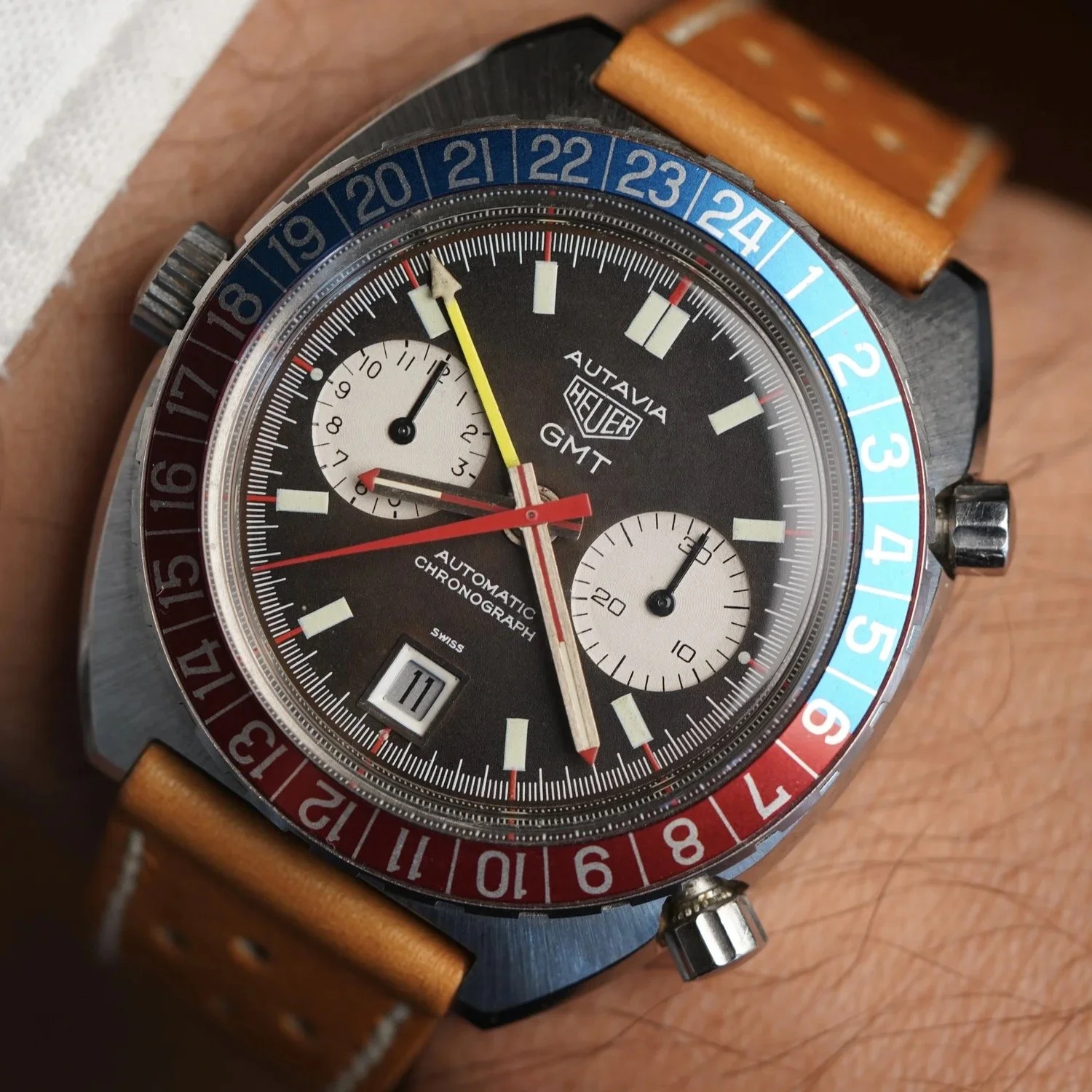 Heuer Autavia GMT Reference 1163