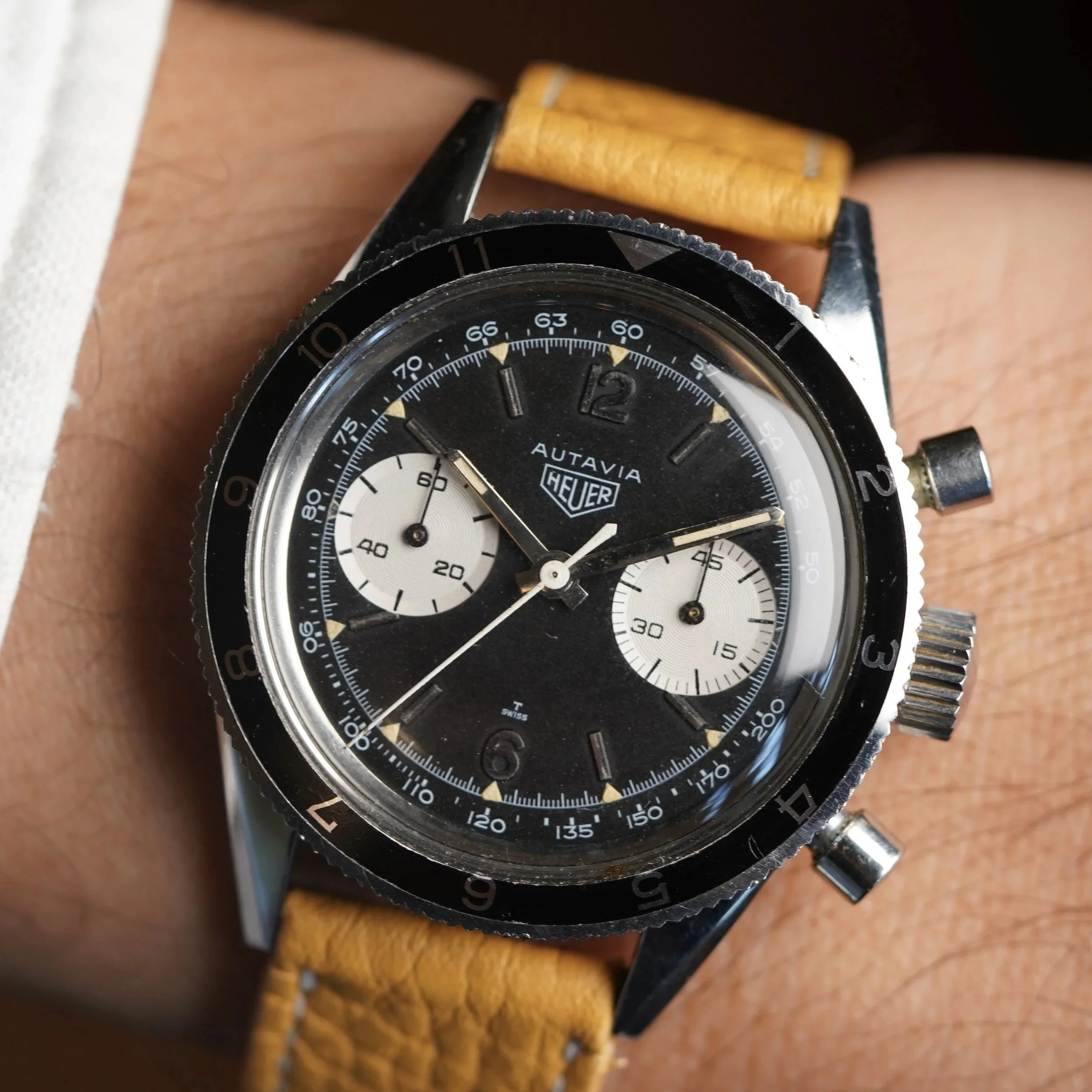 Heuer Autavia Tachy Dial Reference 3646 Unpolished